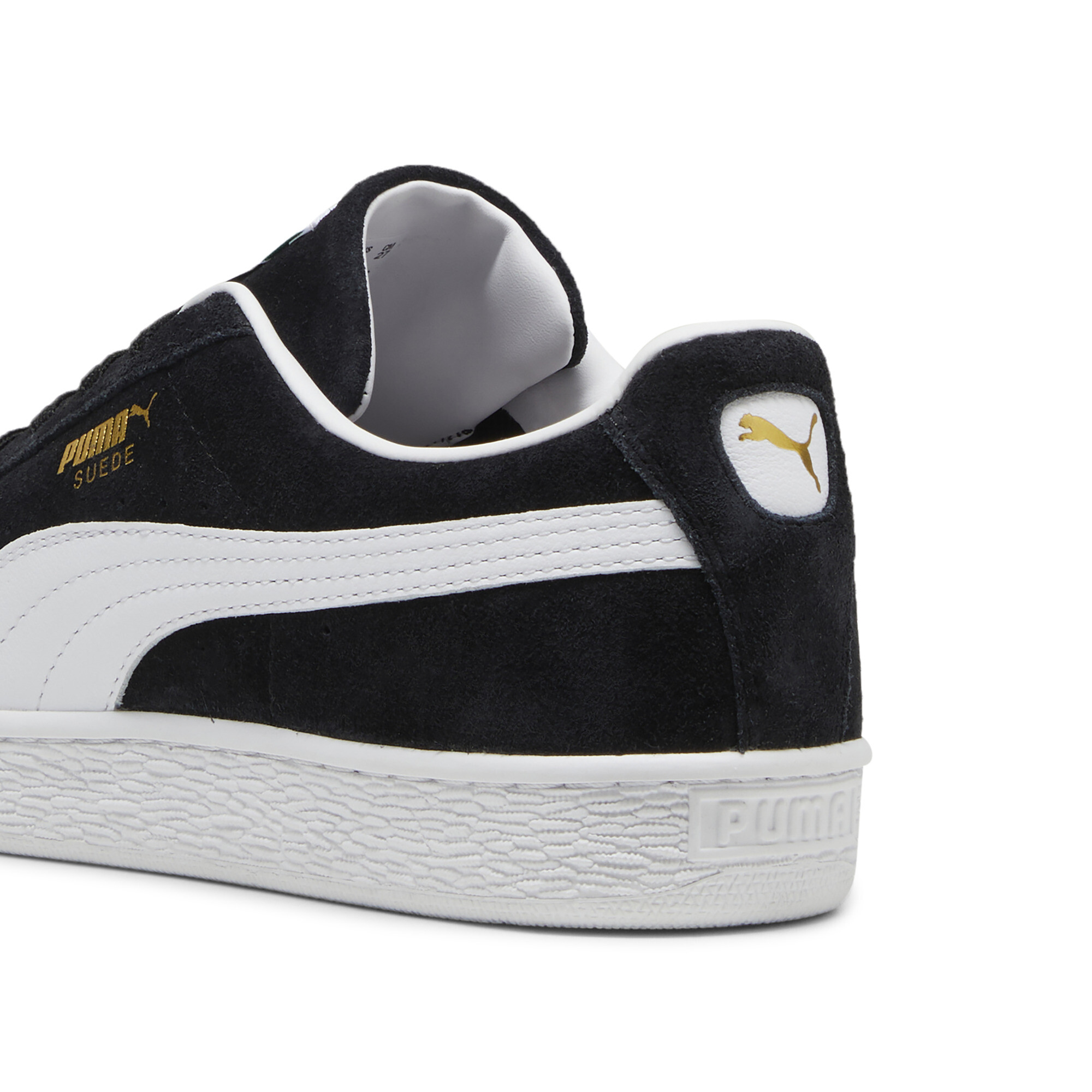 PUMA Suede Classic sneakers unisex, Zwart/Wit, Maat 44 thumbnail 5