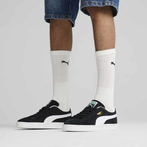 Suede Classic Sneakers Unisex, PUMA Black-PUMA White, large-MEX