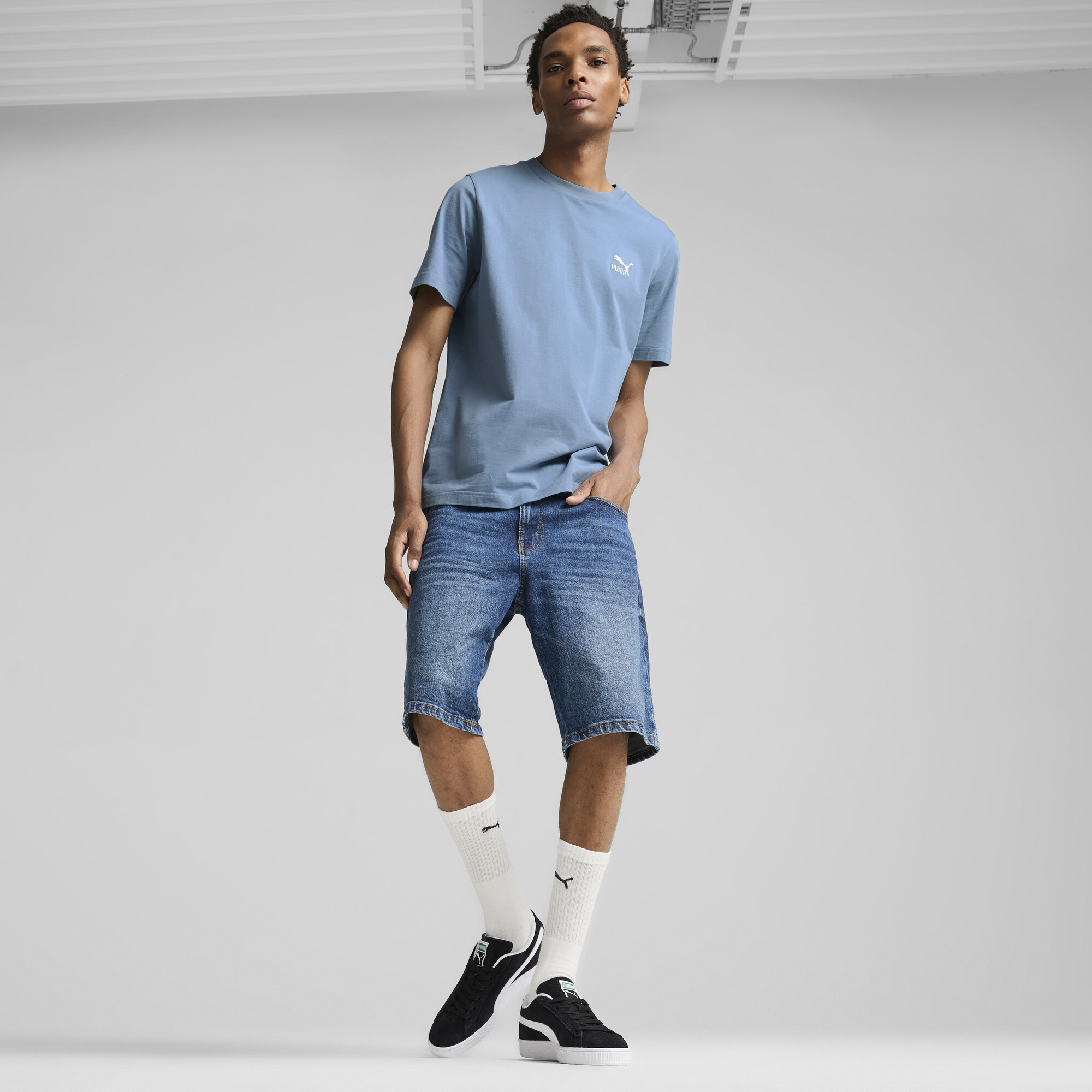 PUMA Suede Classic sneakers unisex, Zwart/Wit, Maat 44 thumbnail 7