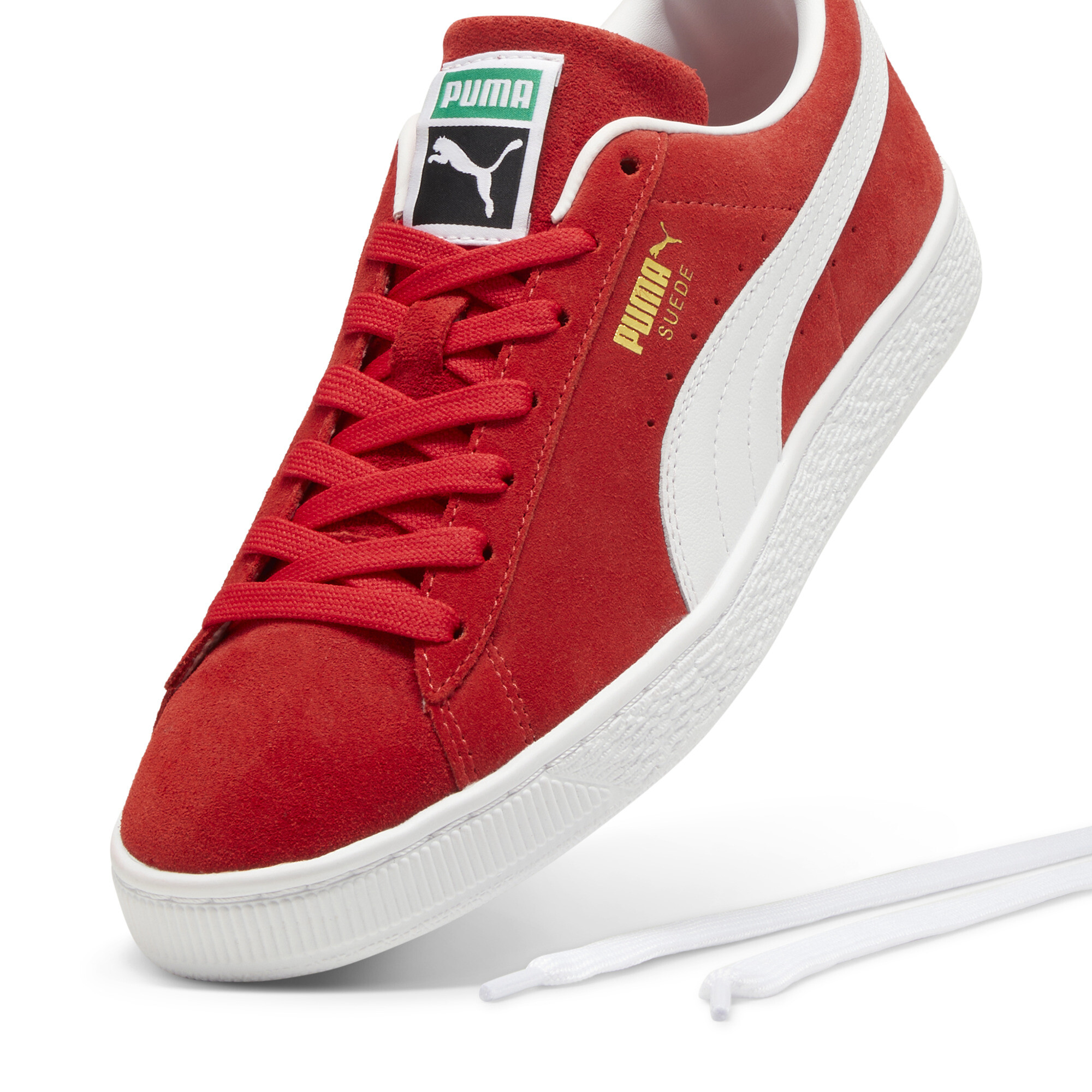 PUMA Suede Classic Sneakers Unisex In Red, Size EU 44.5