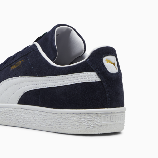 Suede Classic Sneakers Unisex, PUMA Navy-PUMA White, large-ZAF