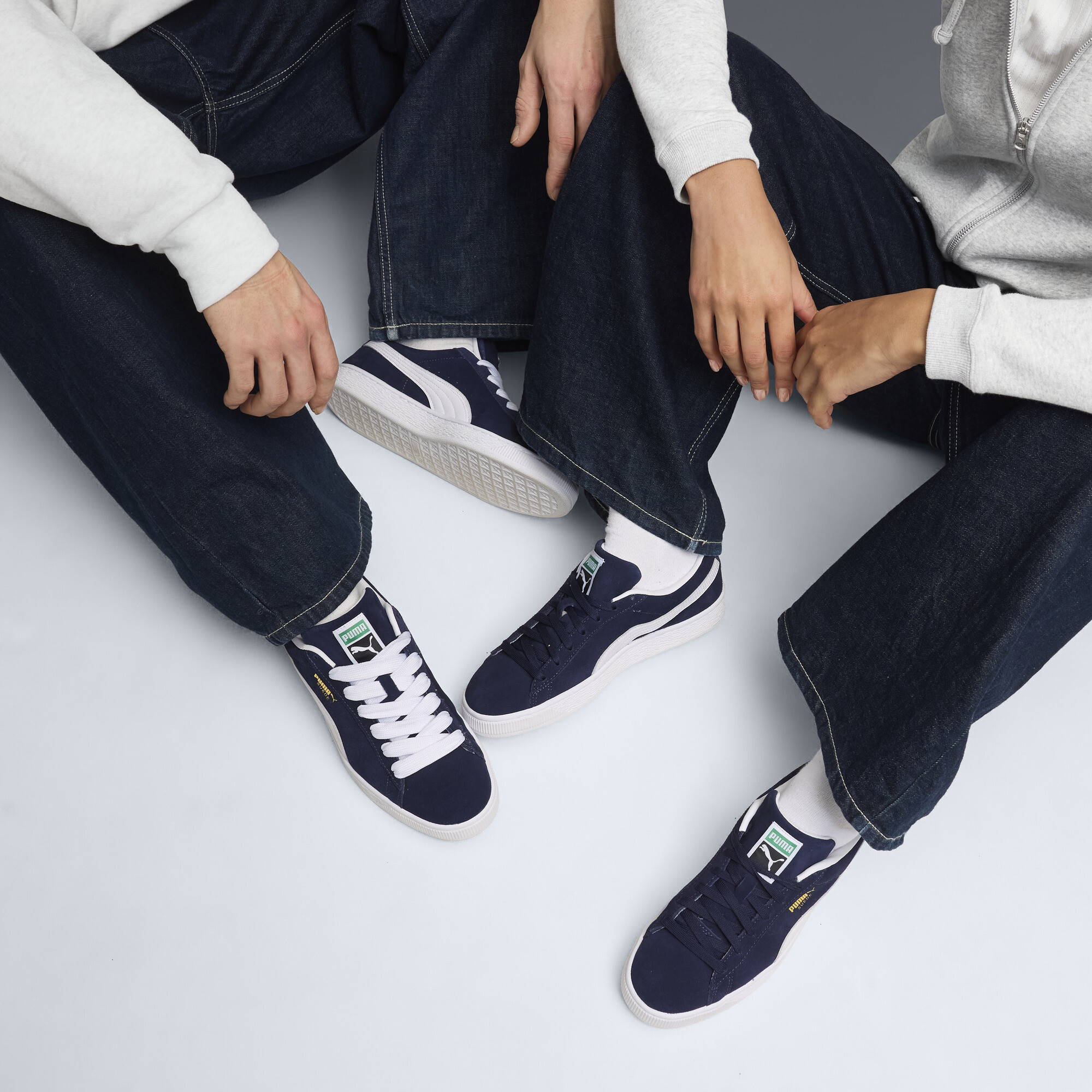 PUMA Suede Classic sneakers unisex, Blauw/Wit, Maat 38 thumbnail 8