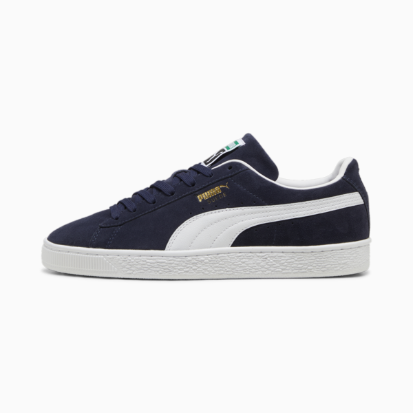 Suede Classic Sneakers Unisex, PUMA Navy-PUMA White, large-ZAF