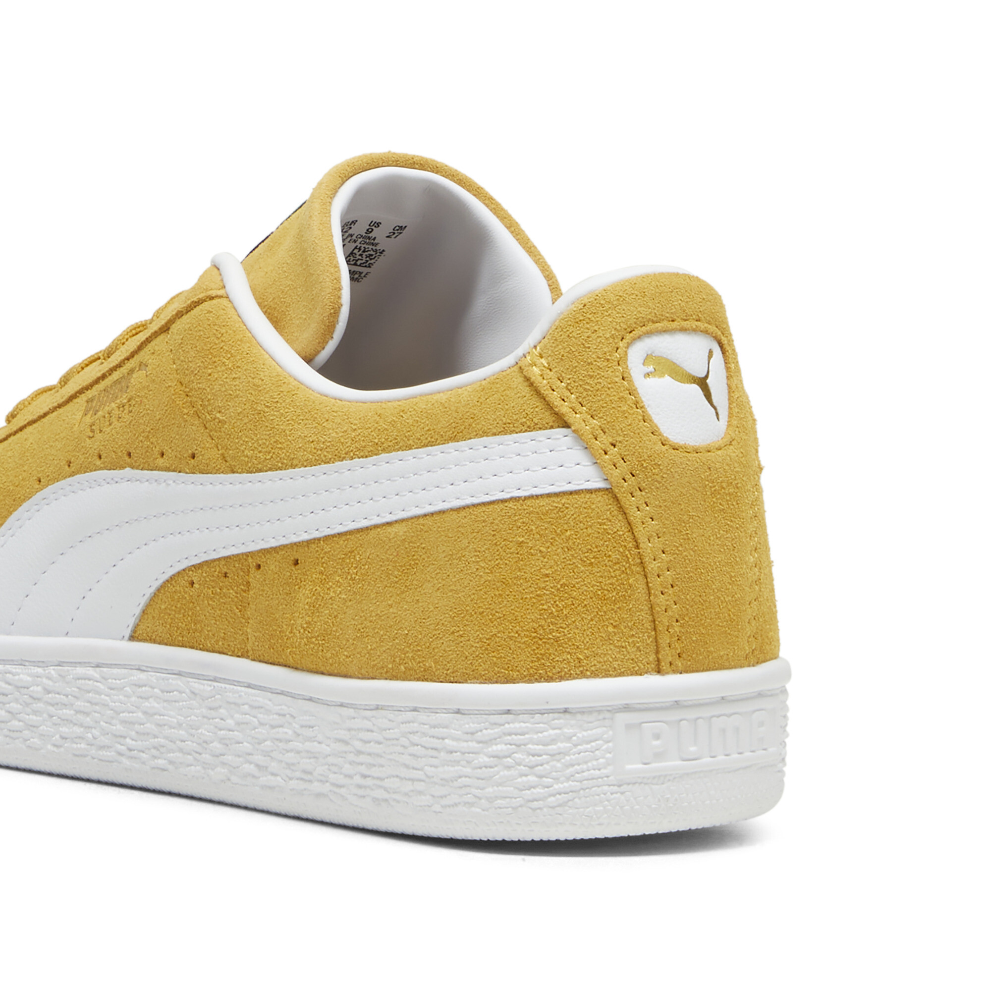 Puma Suede Classic Sneakers Unisex, Yellow, Size 40.5, Shoes