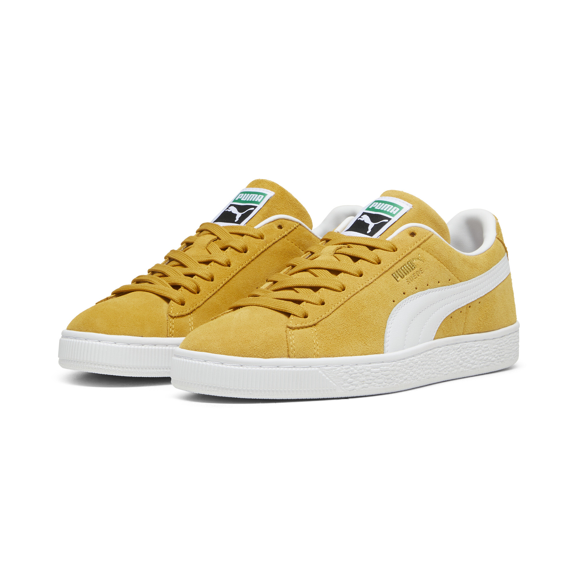 Puma Suede Classic Sneakers Unisex, Yellow, Size 40.5, Shoes