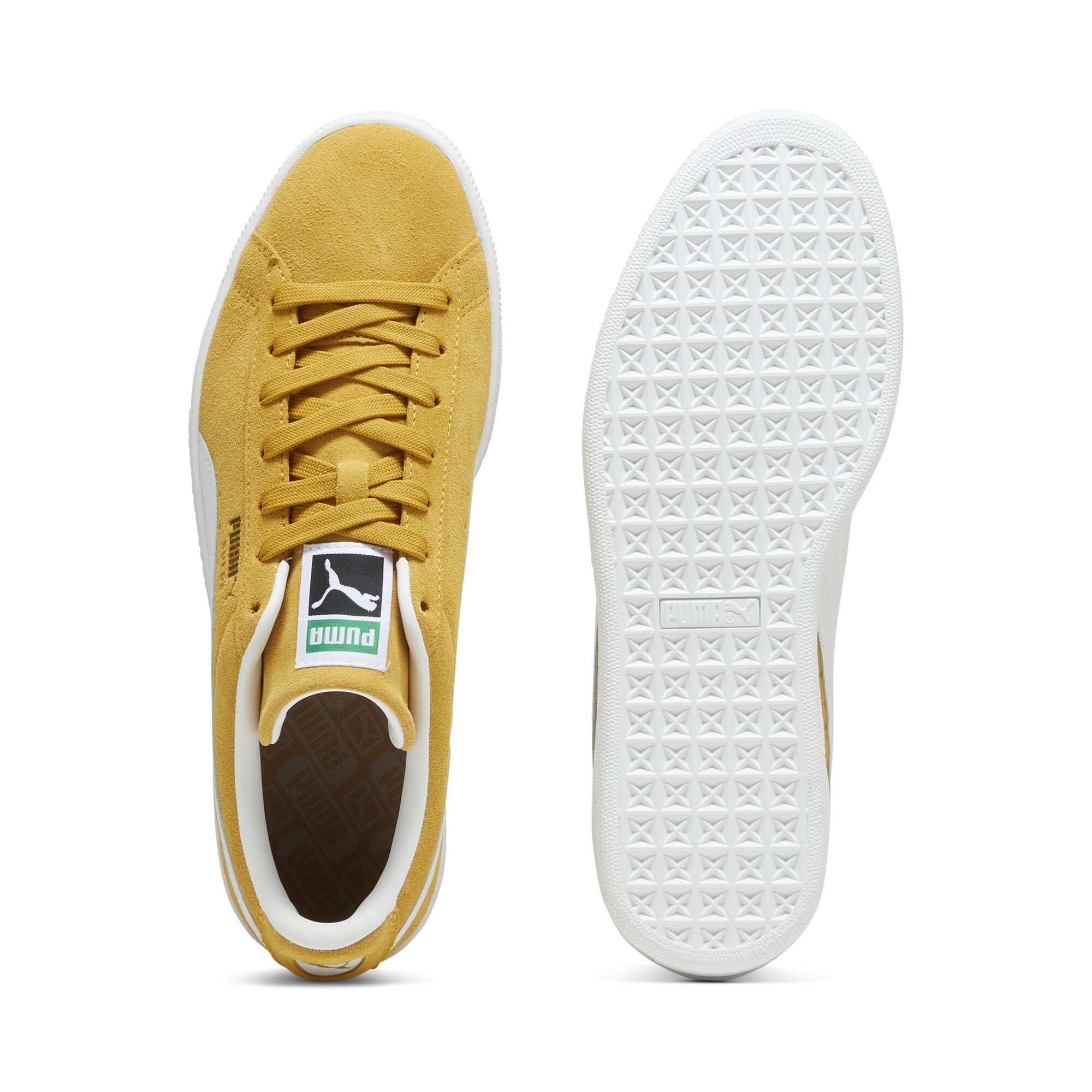 Puma Suede Classic Sneakers Unisex, Yellow, Size 40.5, Shoes