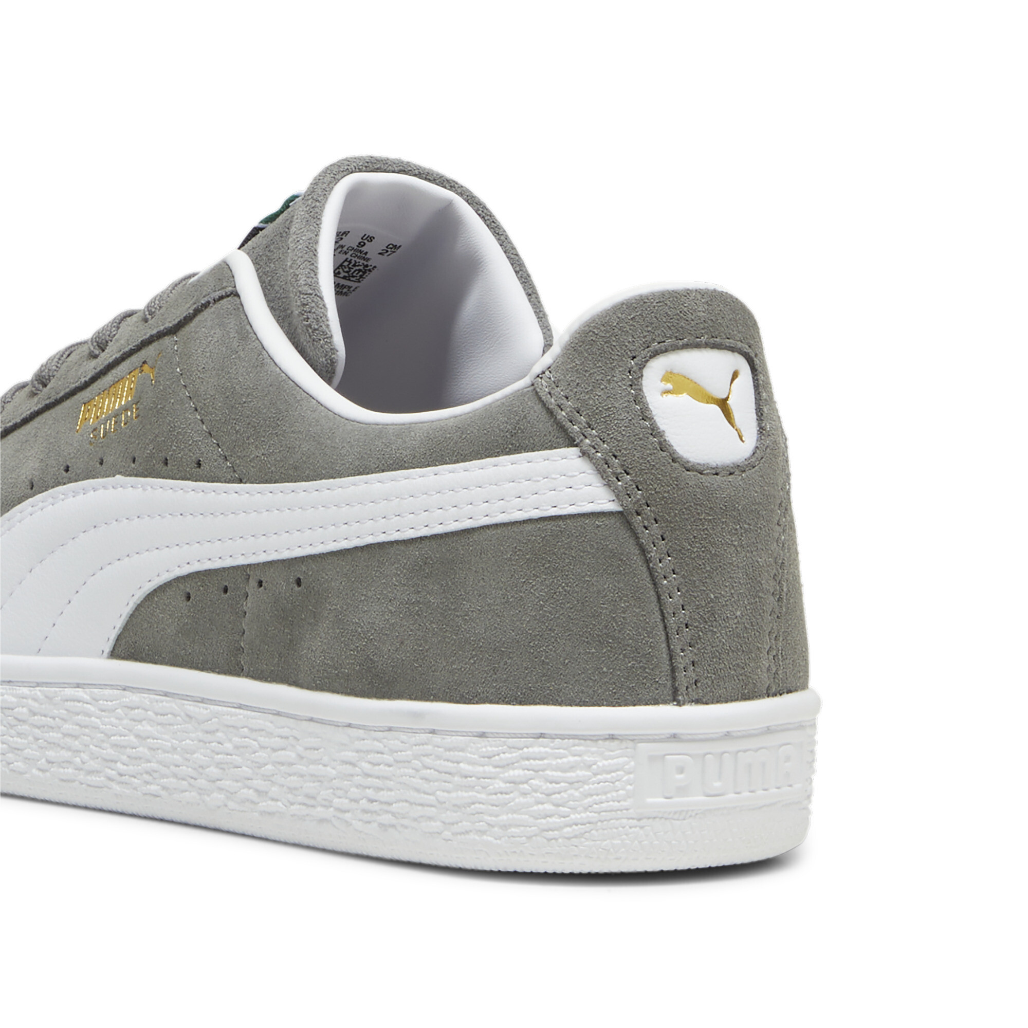 Puma Suede Classic Sneakers Unisex, Gray, Size 38, Shoes