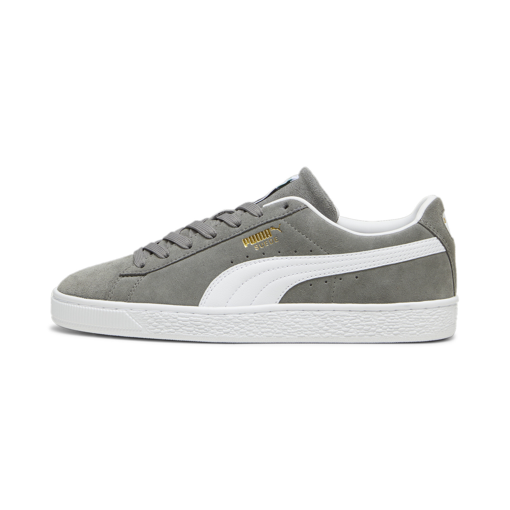 Puma Suede Classic Sneakers Unisex Schuhe | Mit Plain | Cast Iron/White | Größe: 45