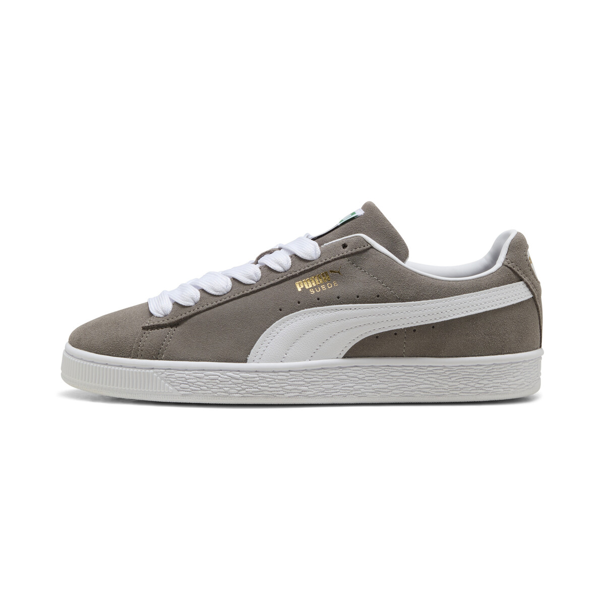 Suede Classic Sneakers Unisex in Cast Iron/White by PUMA, UK 4