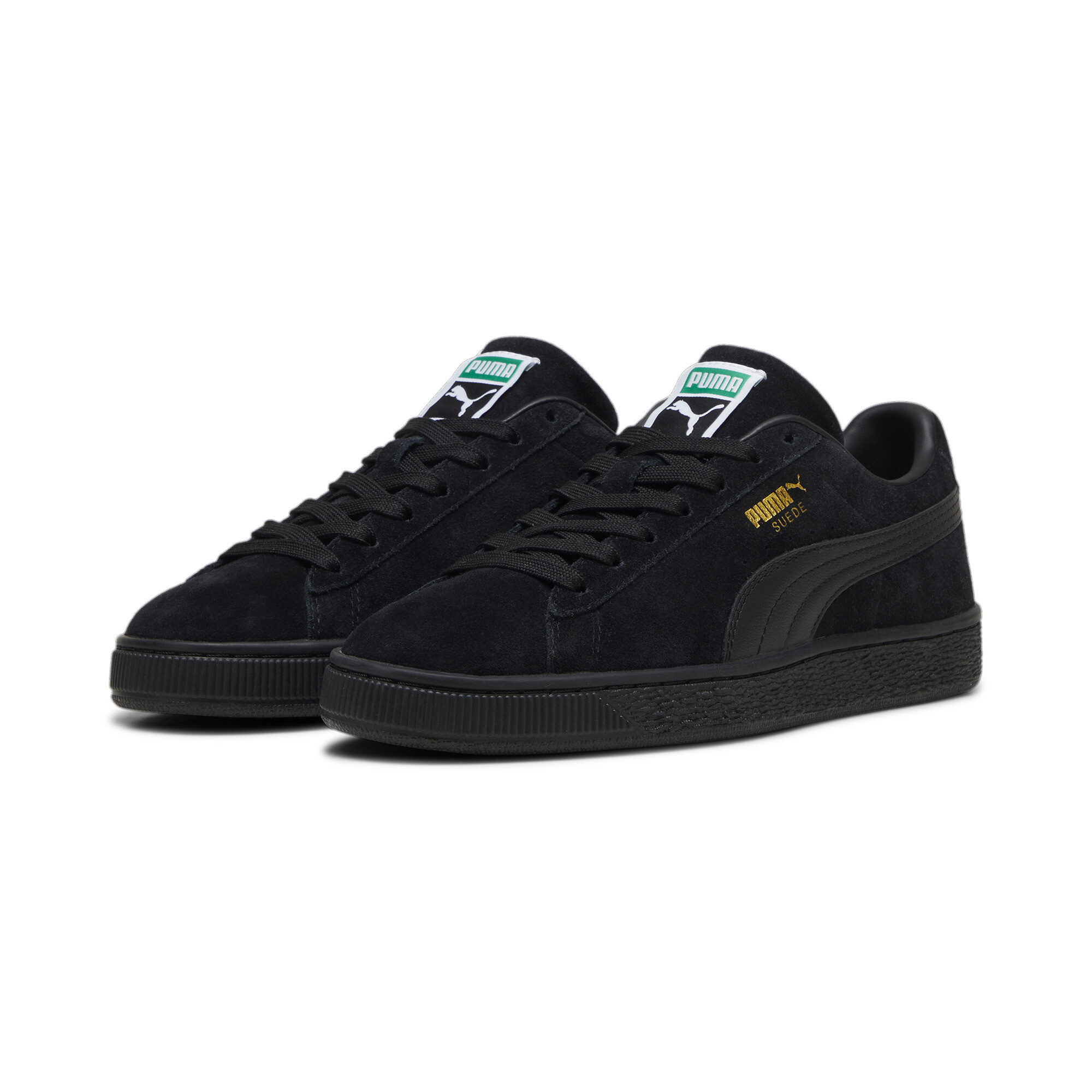 Puma Suede Classic Sneakers Unisex, Black, Size 40.5, Shoes