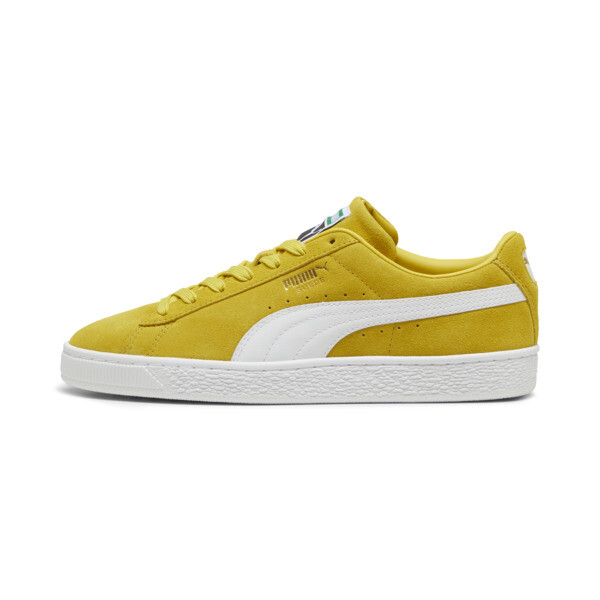 Puma Unisex Suede Xl Sneakers In Fresh Pear- White