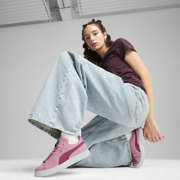 Suede Classic Sneakers Unisex, Mauved Out-Magenta Gleam, large-MEX