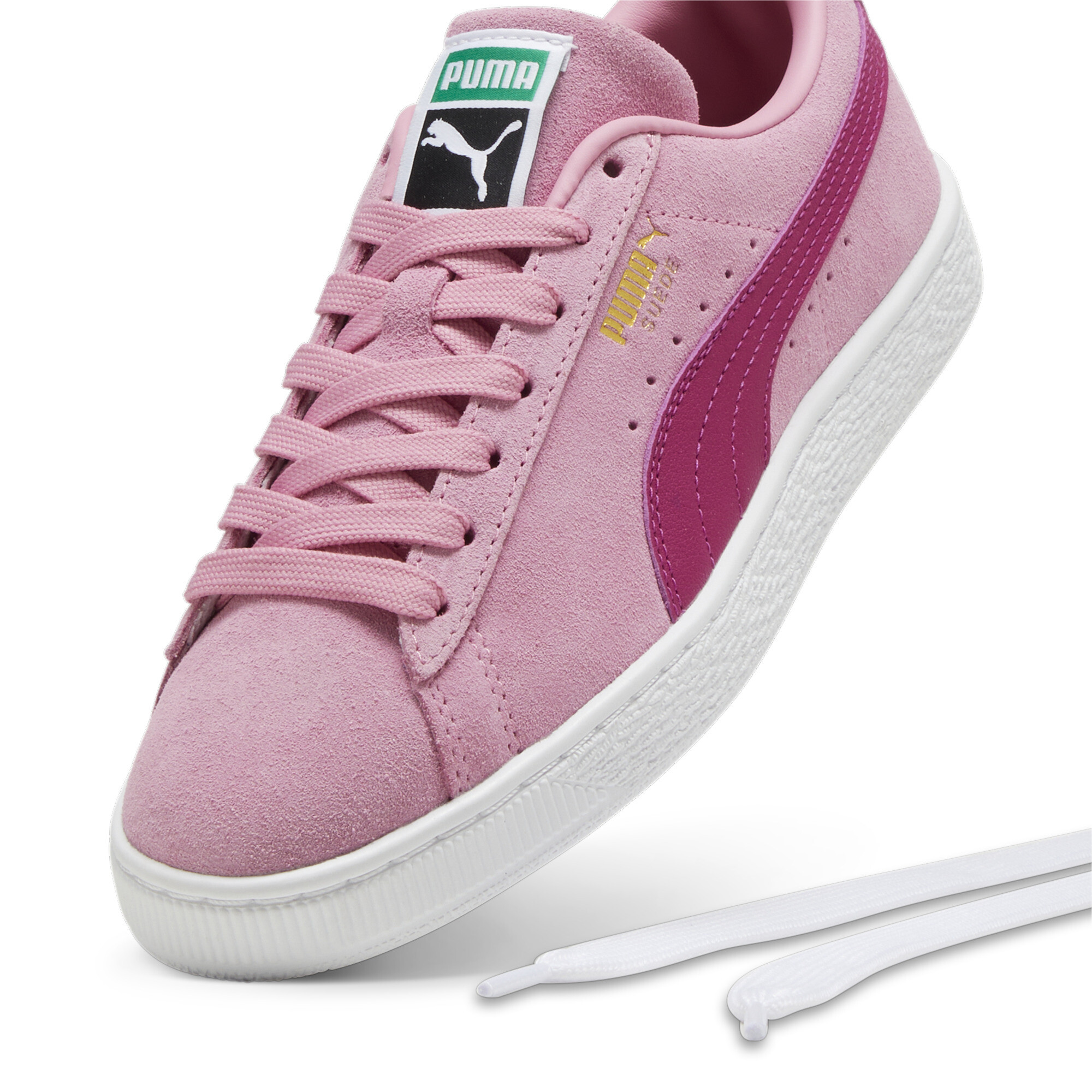 Puma Suede Classic Sneakers Unisex, Pink, Size 37.5, Shoes