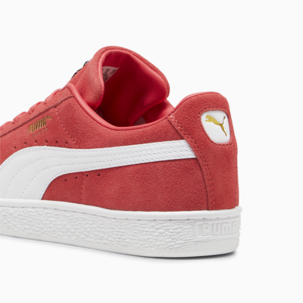 Suede Classic Sneakers Unisex, Tart Cherry-PUMA White, large-MEX