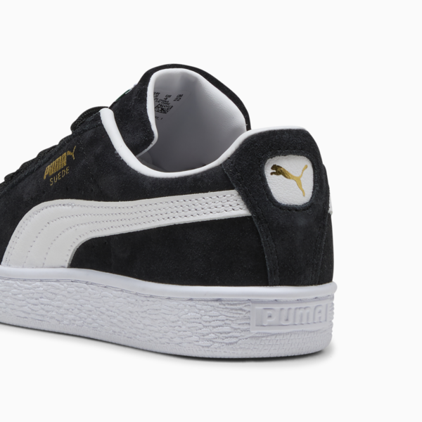 Suede Classic Sneakers Youth, PUMA Black-PUMA White, large-MEX