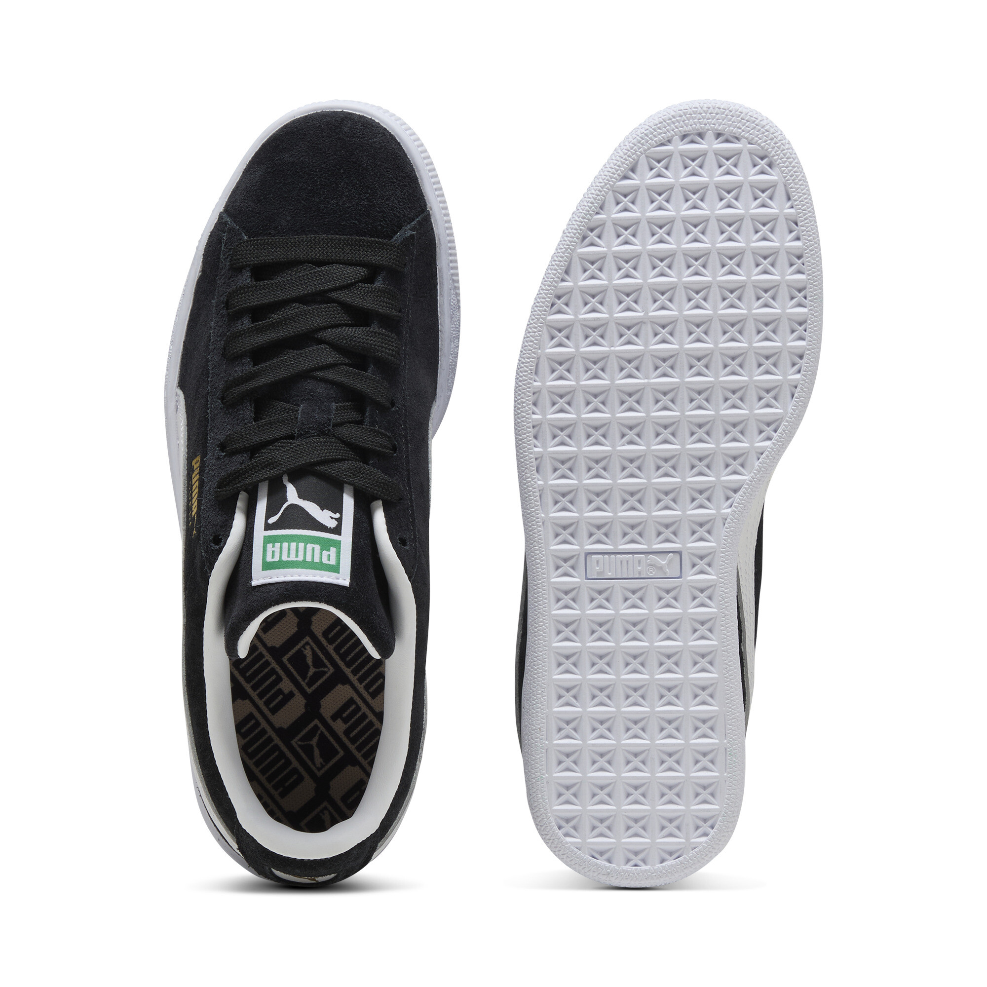 PUMA Suède Classic sneakers, Zwart/Wit, Maat 37,5 thumbnail 4