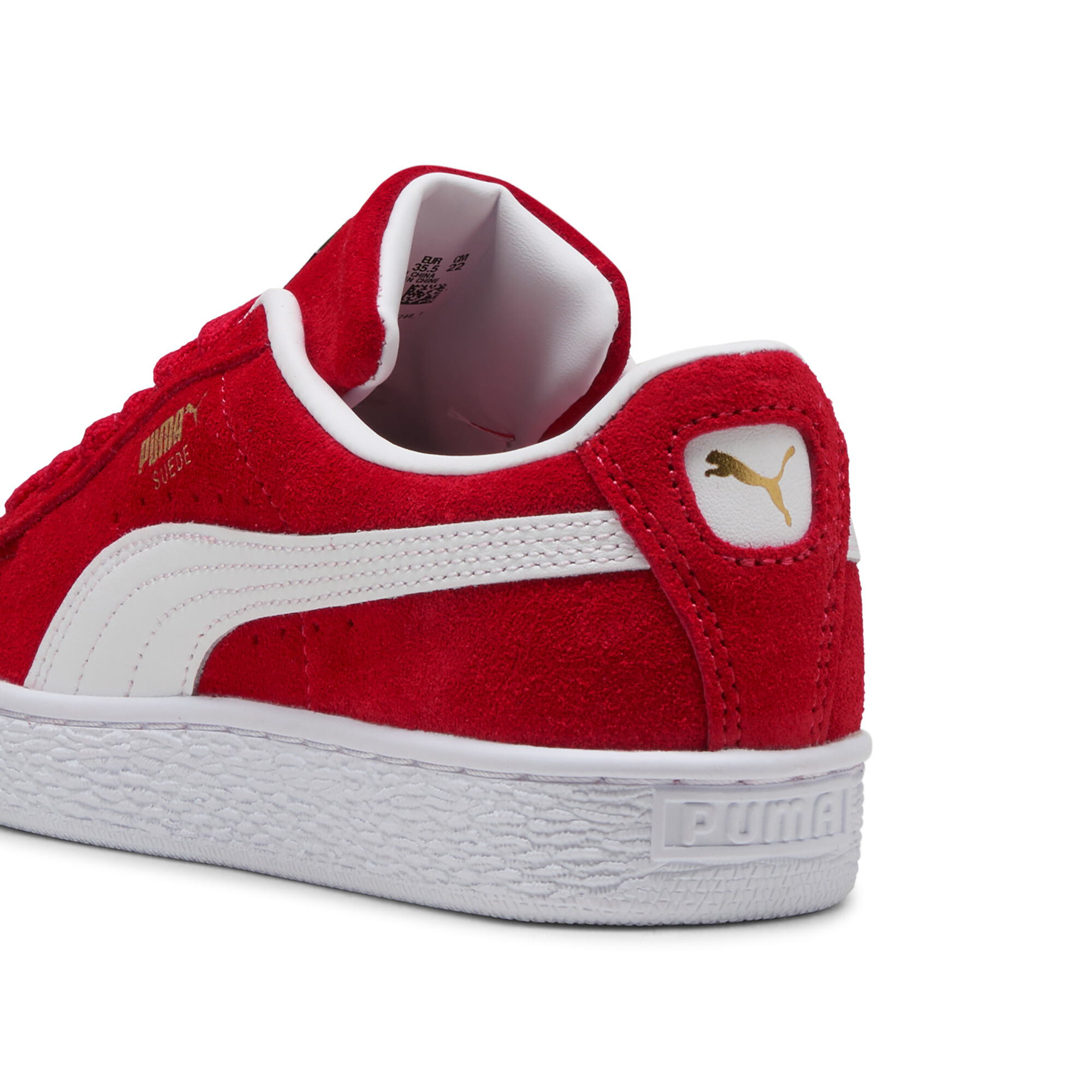 Puma Suede Classic Sneakers Youth, Red, Size 37.5, Shoes