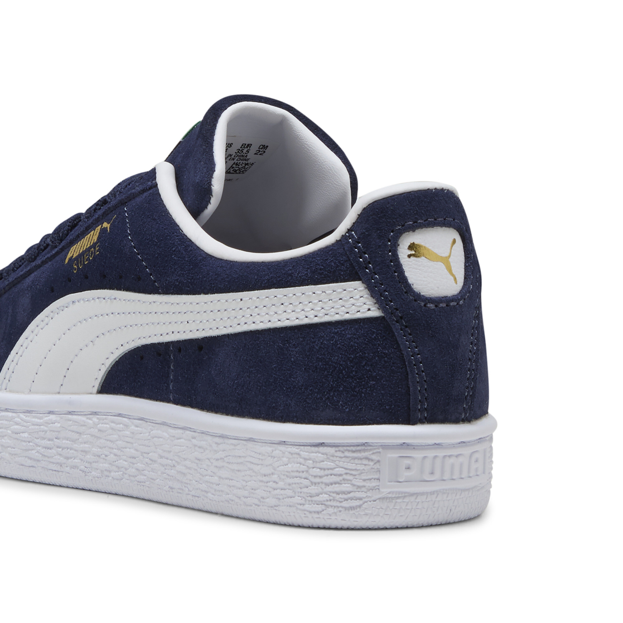 Puma Suede Classic Sneakers Youth, Blue, Size 36, Shoes