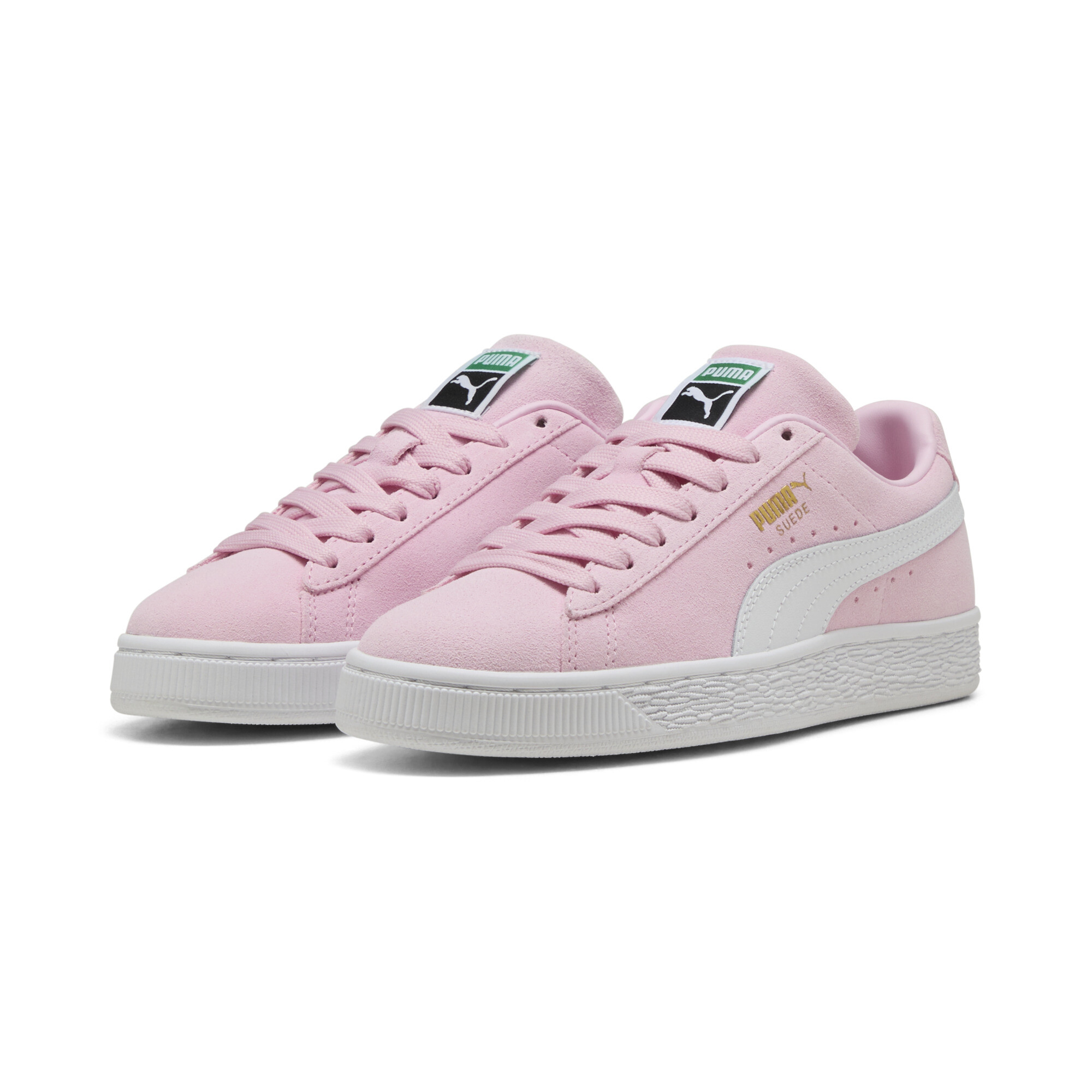 PUMA Suède Classic sneakers, Roze/Wit, Maat 35,5 thumbnail 6