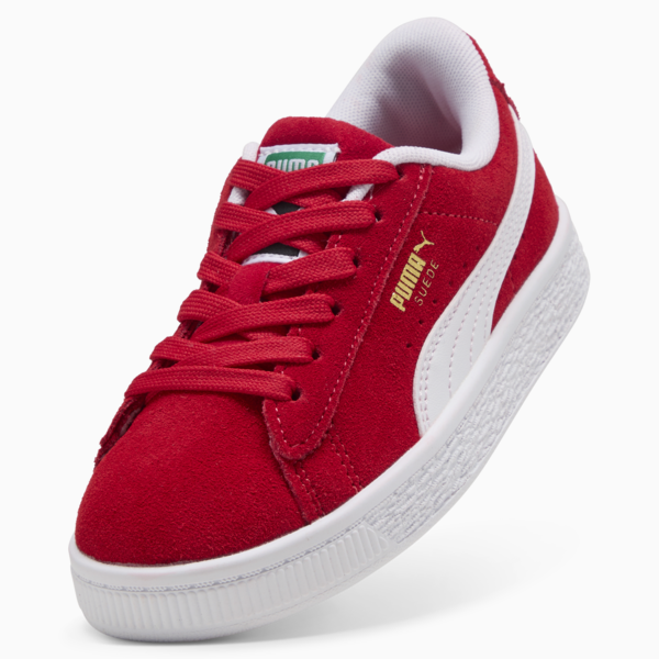 Tenis para niños Suede Classic, For All Time Red-PUMA White, large-MEX