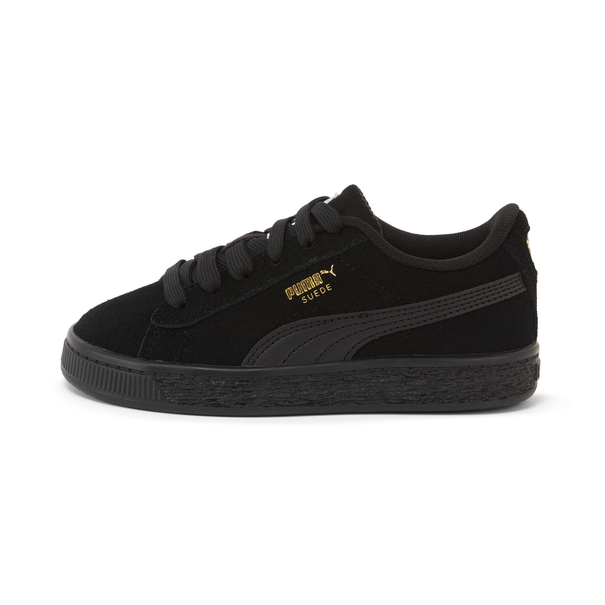 PUMA Suede Classic Little Kids' Sneakers in Black, Size 1