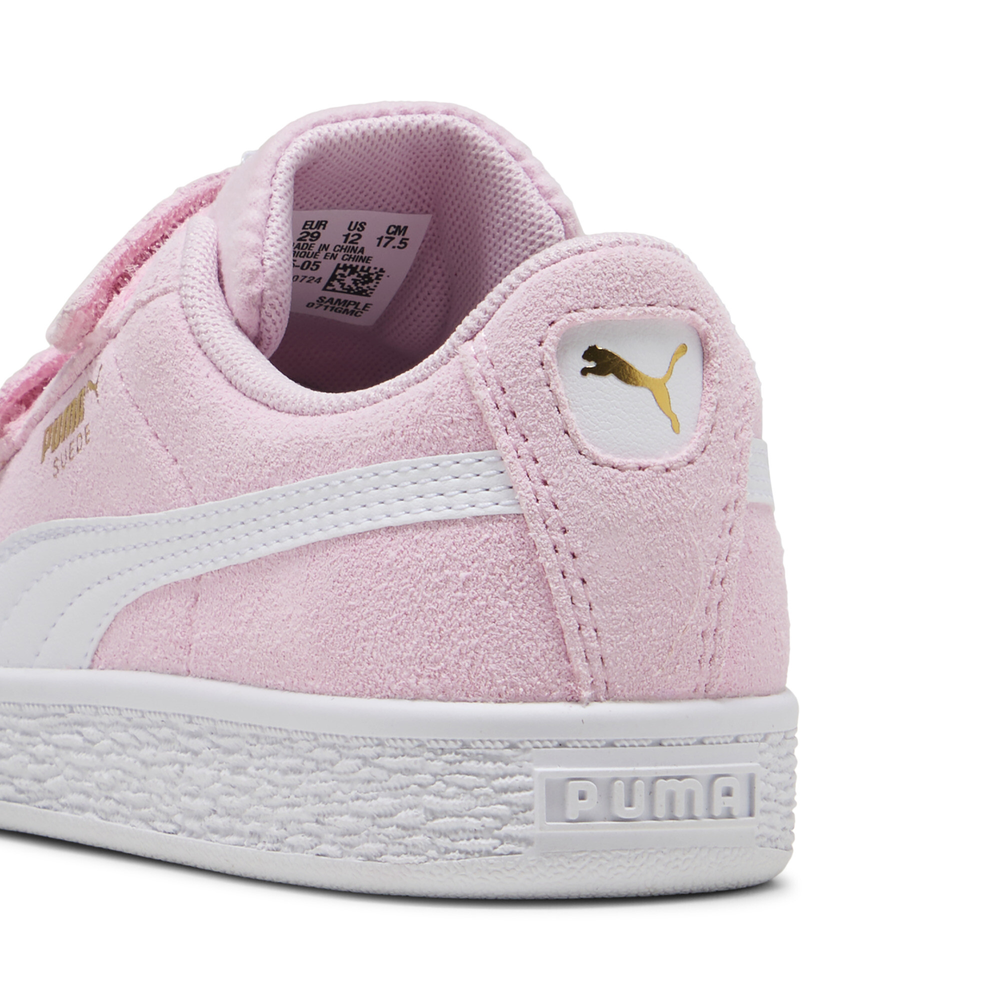 PUMA Suede Classics sneakers, Roze/Wit, Maat 27,5 thumbnail 5