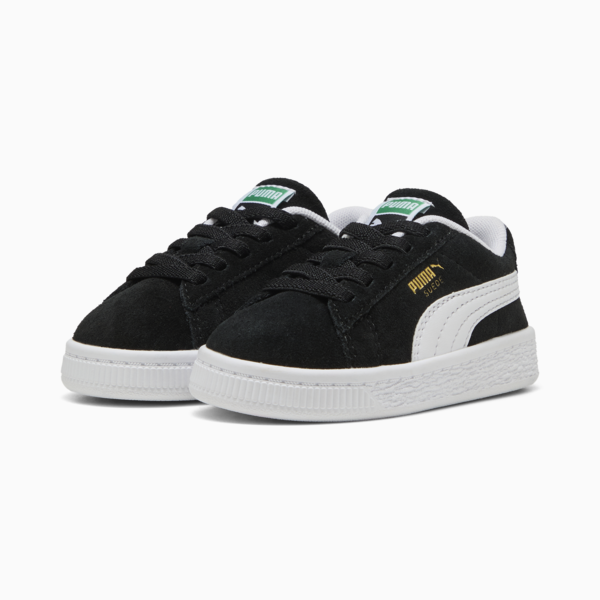 Suede Classic Sneakers Toddler, PUMA Black-PUMA White, large-ZAF