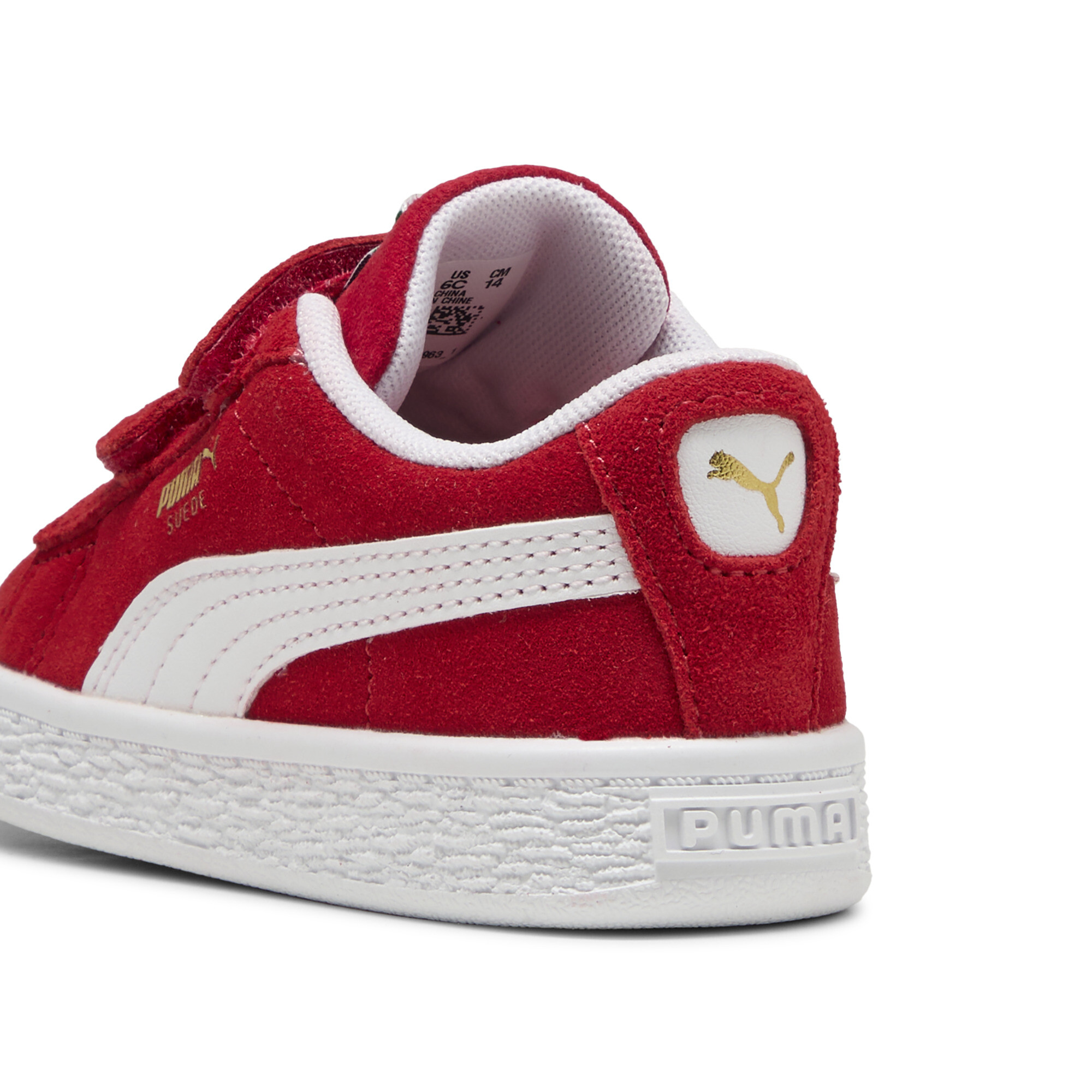 PUMA Suède Classic sneakers, Rood/Wit, Maat 27 thumbnail 5