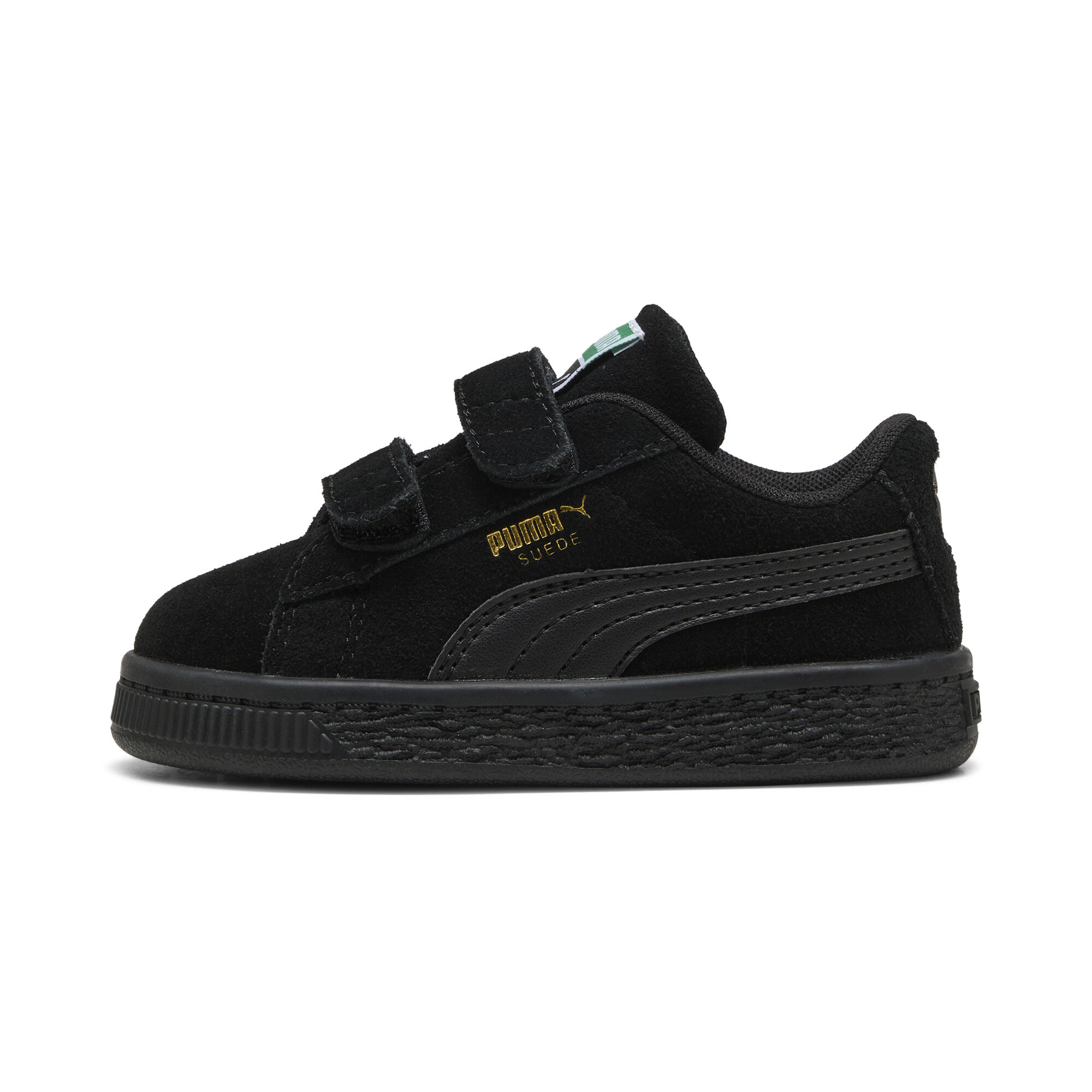 PUMA Suede Classic Toddlers' Easy On Sneakers in Black, Size 5