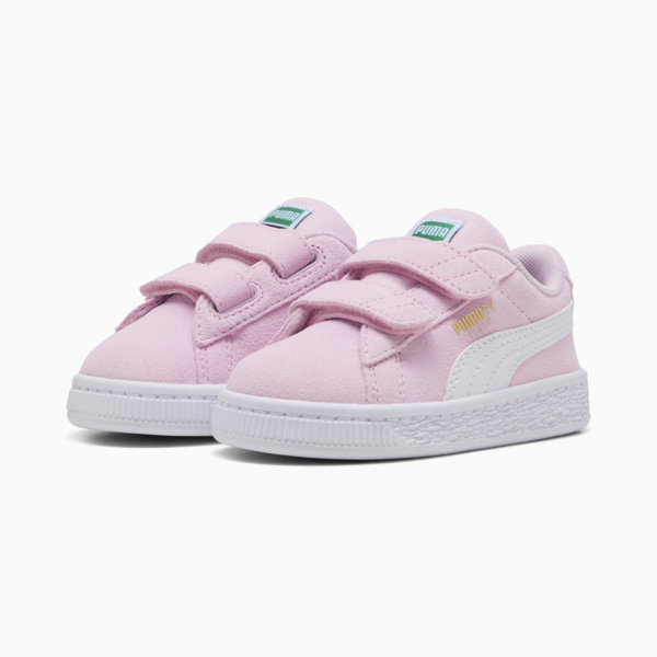 Zapatillas Suede Classic para infantes, Pink Lady-PUMA White, large-ARG