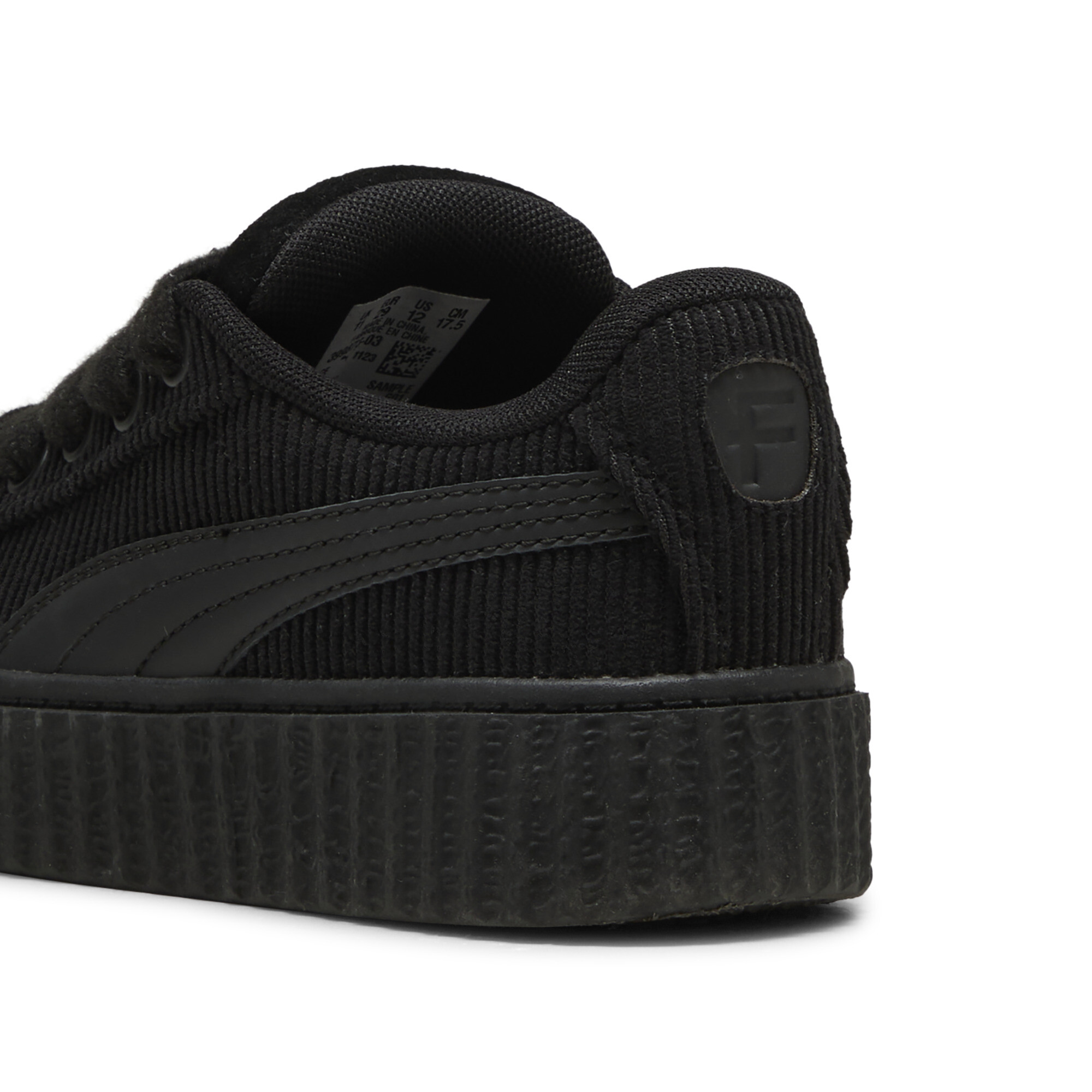 FENTY X PUMA Creeper Phatty In Session Sneakers Kids In Black/Gold, Size EU 29