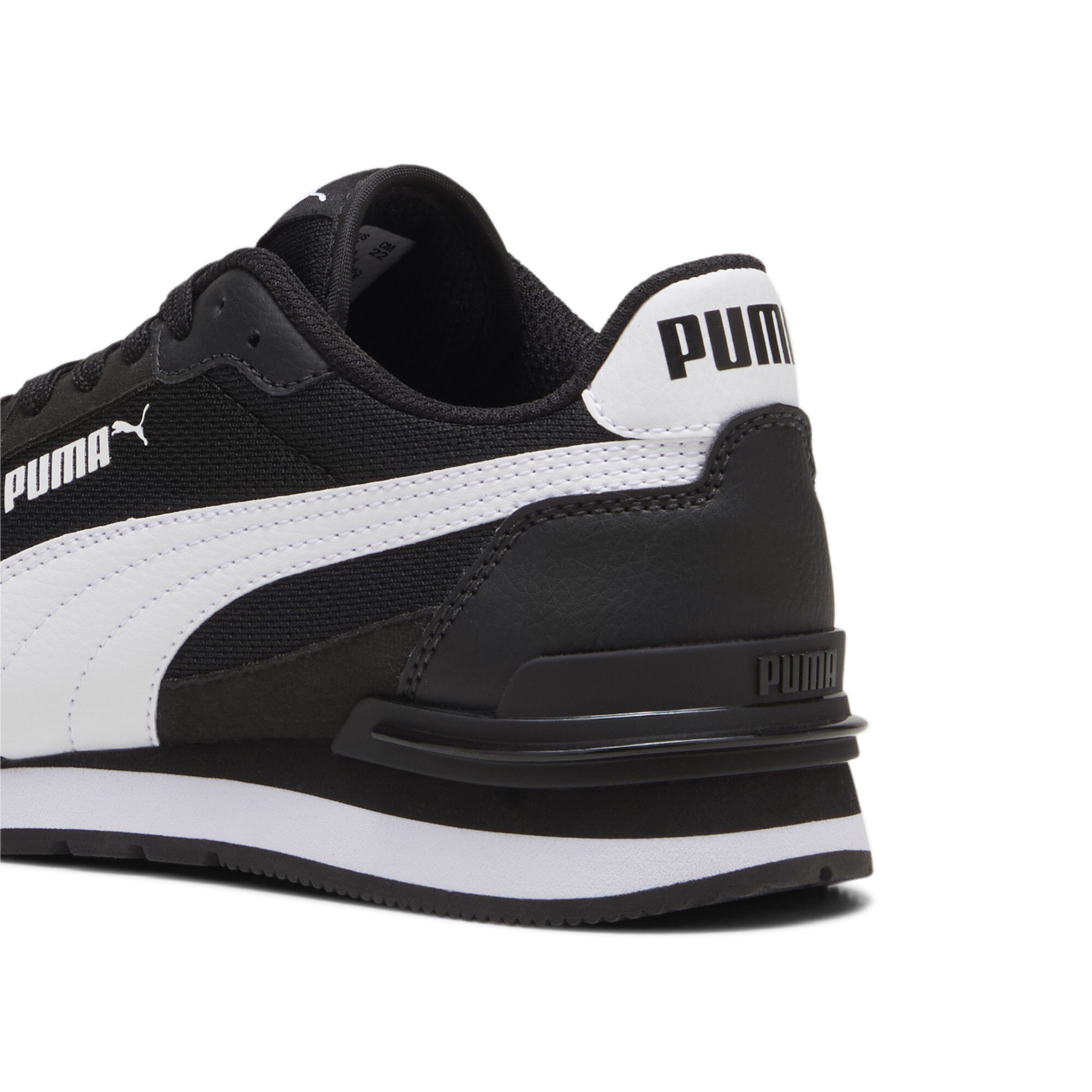 PUMA ST Runner v4 mesh sneakers, Zwart/Wit, Maat 37,5 thumbnail 5
