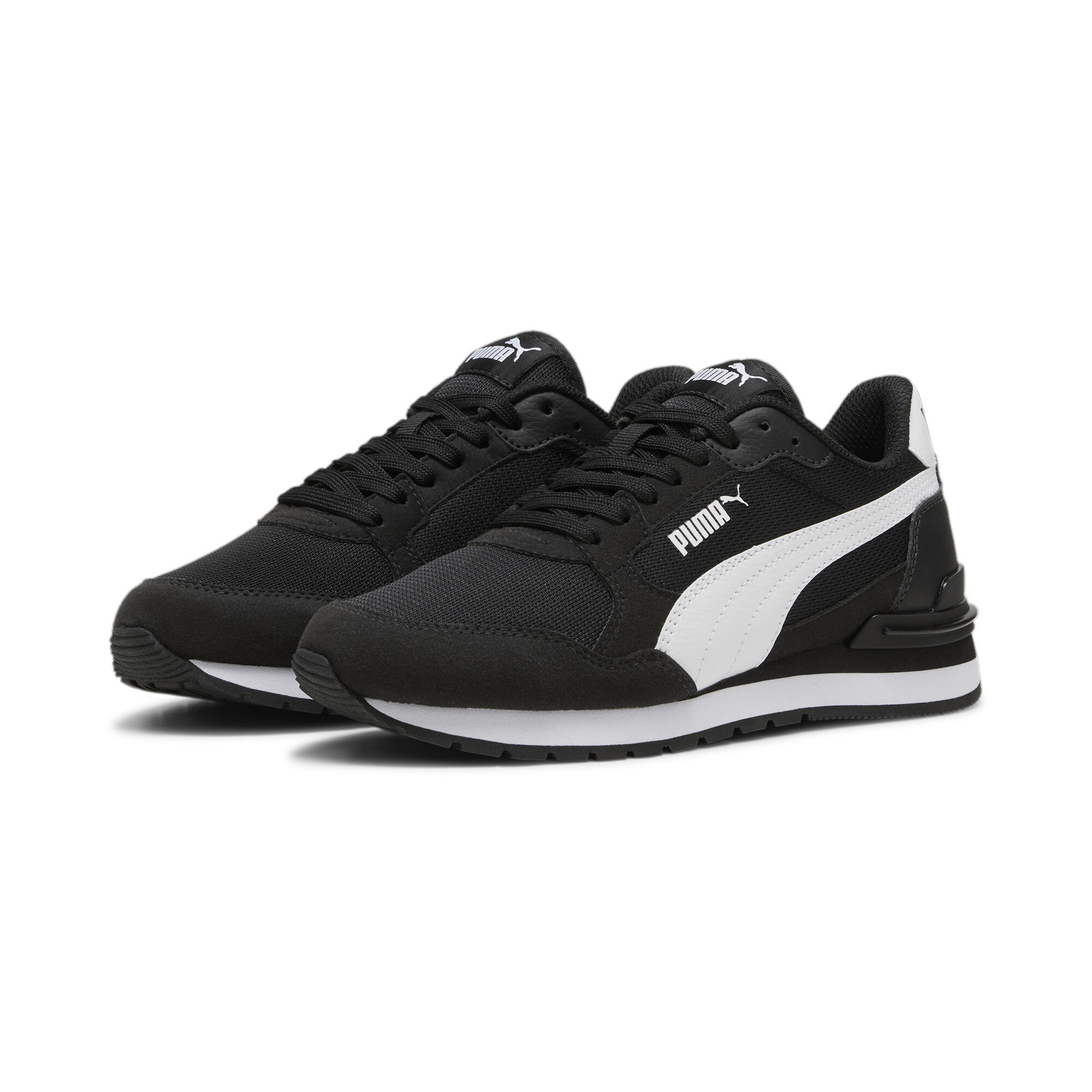 PUMA ST Runner v4 mesh sneakers, Zwart/Wit, Maat 37,5 thumbnail 6
