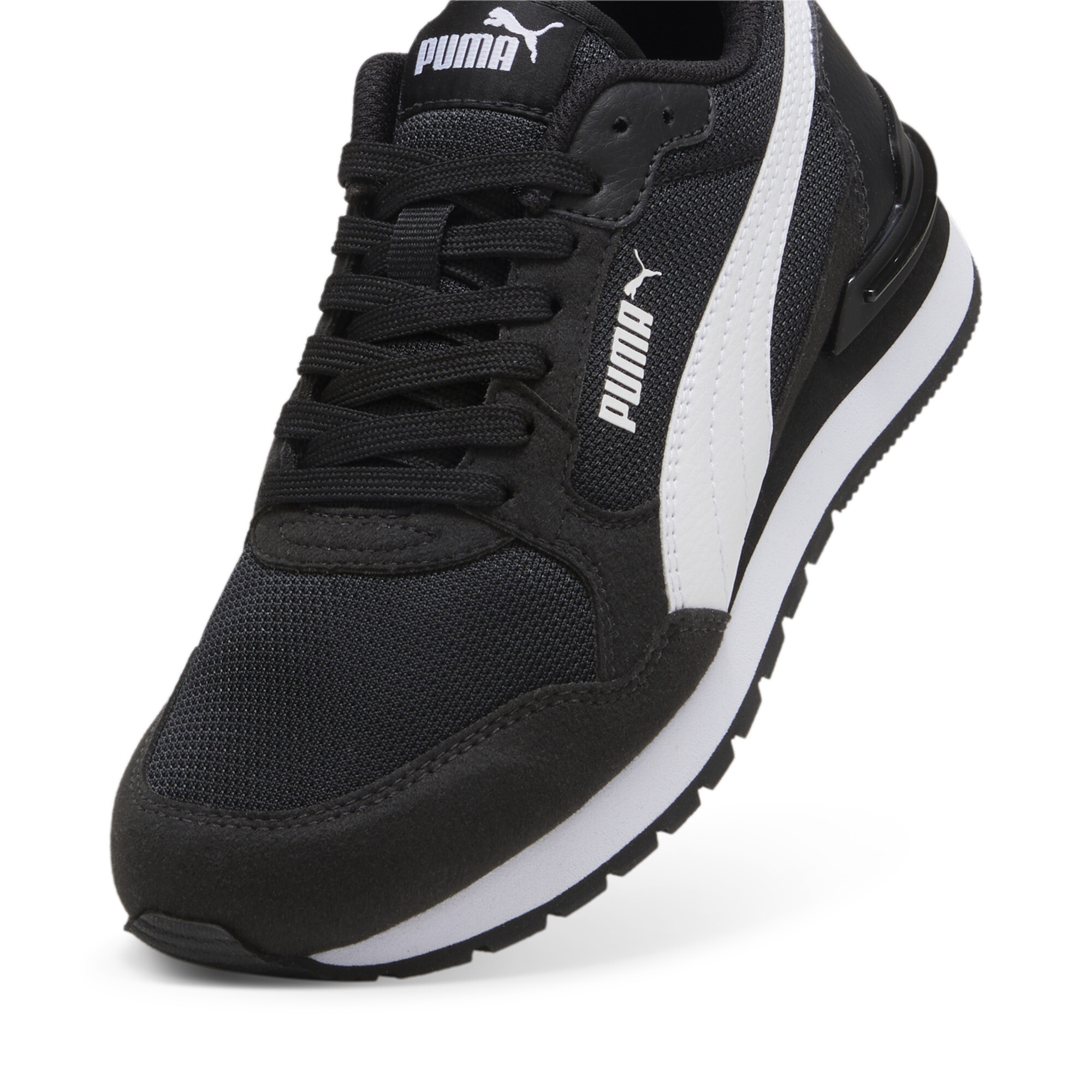 PUMA ST Runner v4 mesh sneakers, Zwart/Wit, Maat 37,5 thumbnail 2