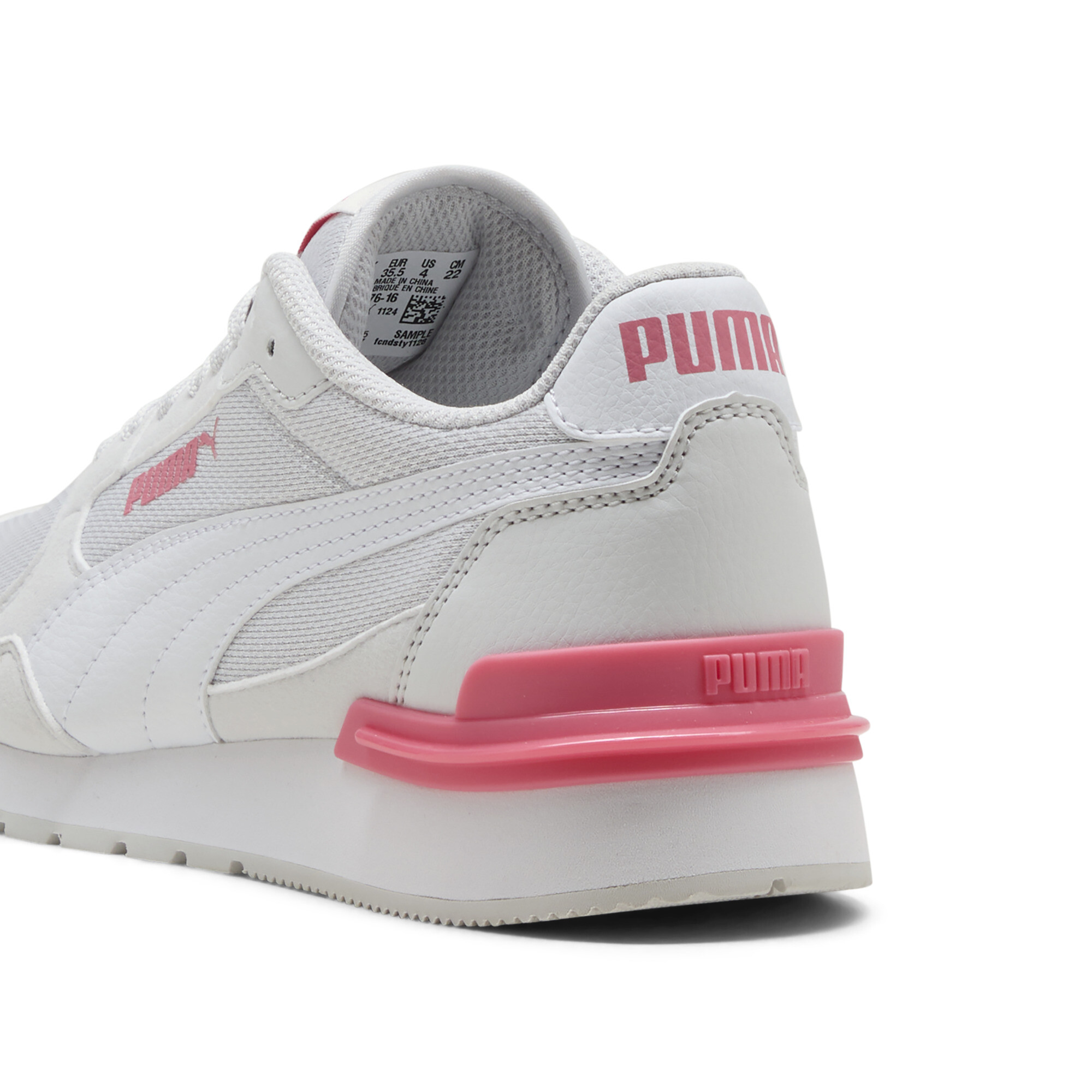 PUMA ST Runner v4 mesh sneakers, Roze/Grijs/Wit, Maat 38 thumbnail 5