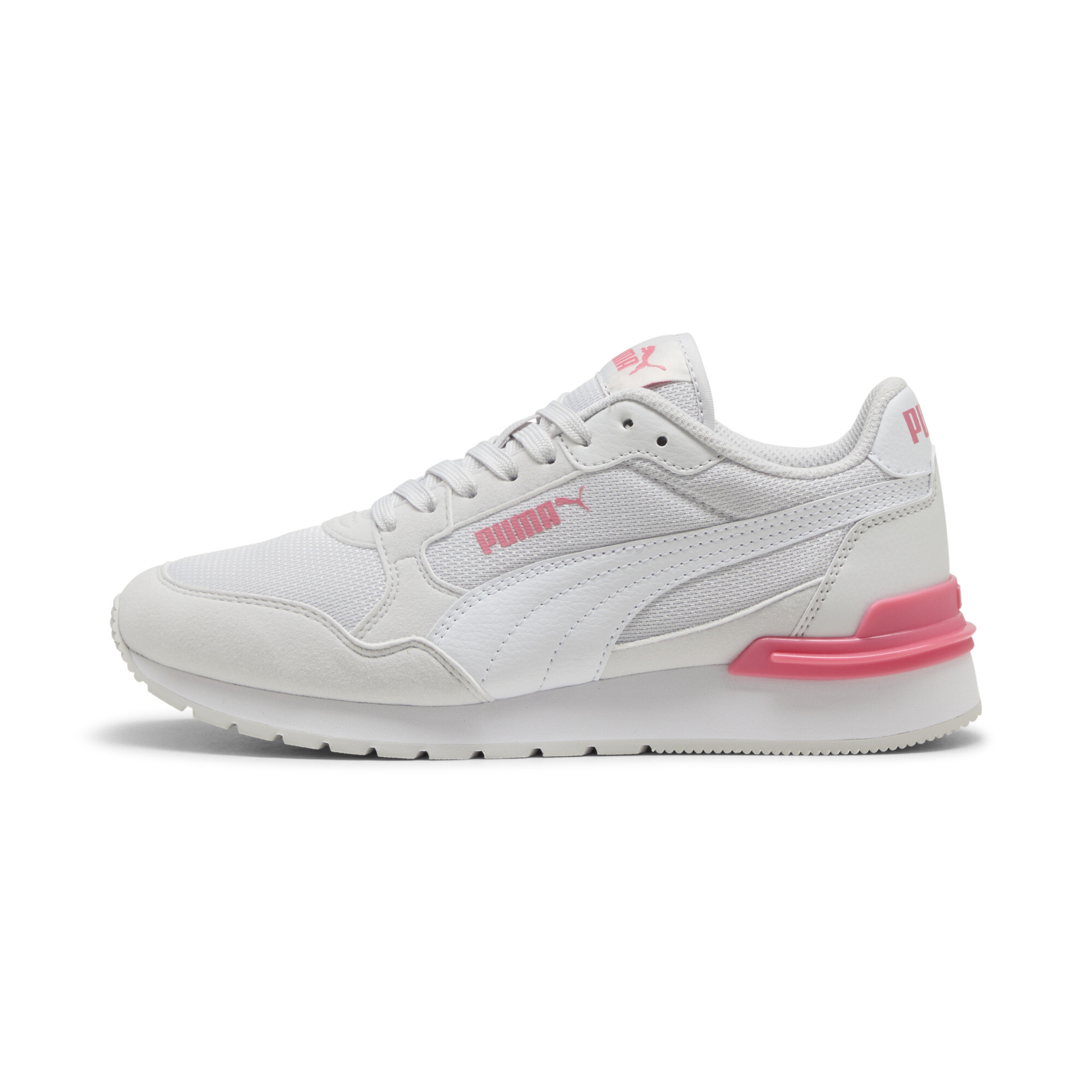 PUMA ST Runner v4 mesh sneakers, Roze/Grijs/Wit, Maat 38