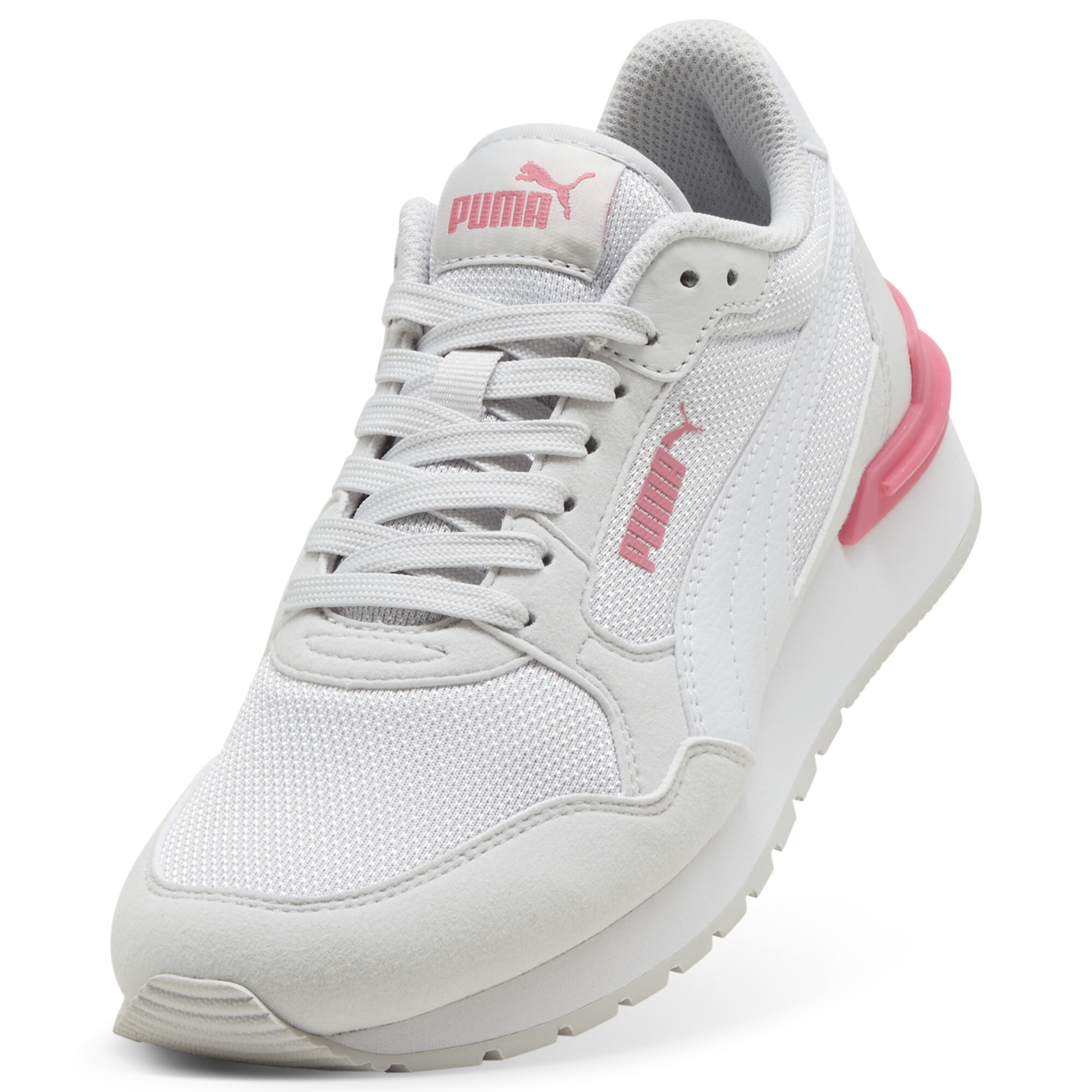 PUMA ST Runner v4 mesh sneakers, Roze/Grijs/Wit, Maat 38 thumbnail 2