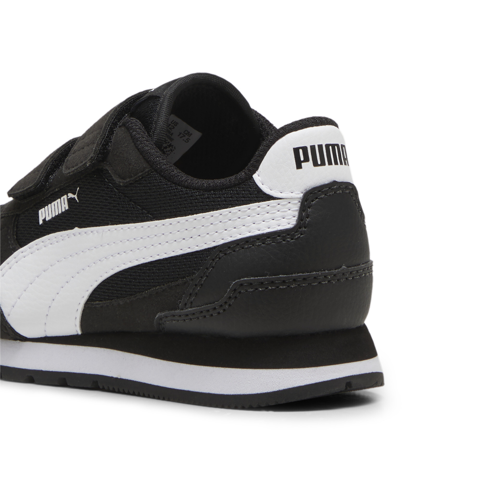 PUMA ST Runner v4 mesh sneakers, Zwart/Wit, Maat 32,5 thumbnail 5