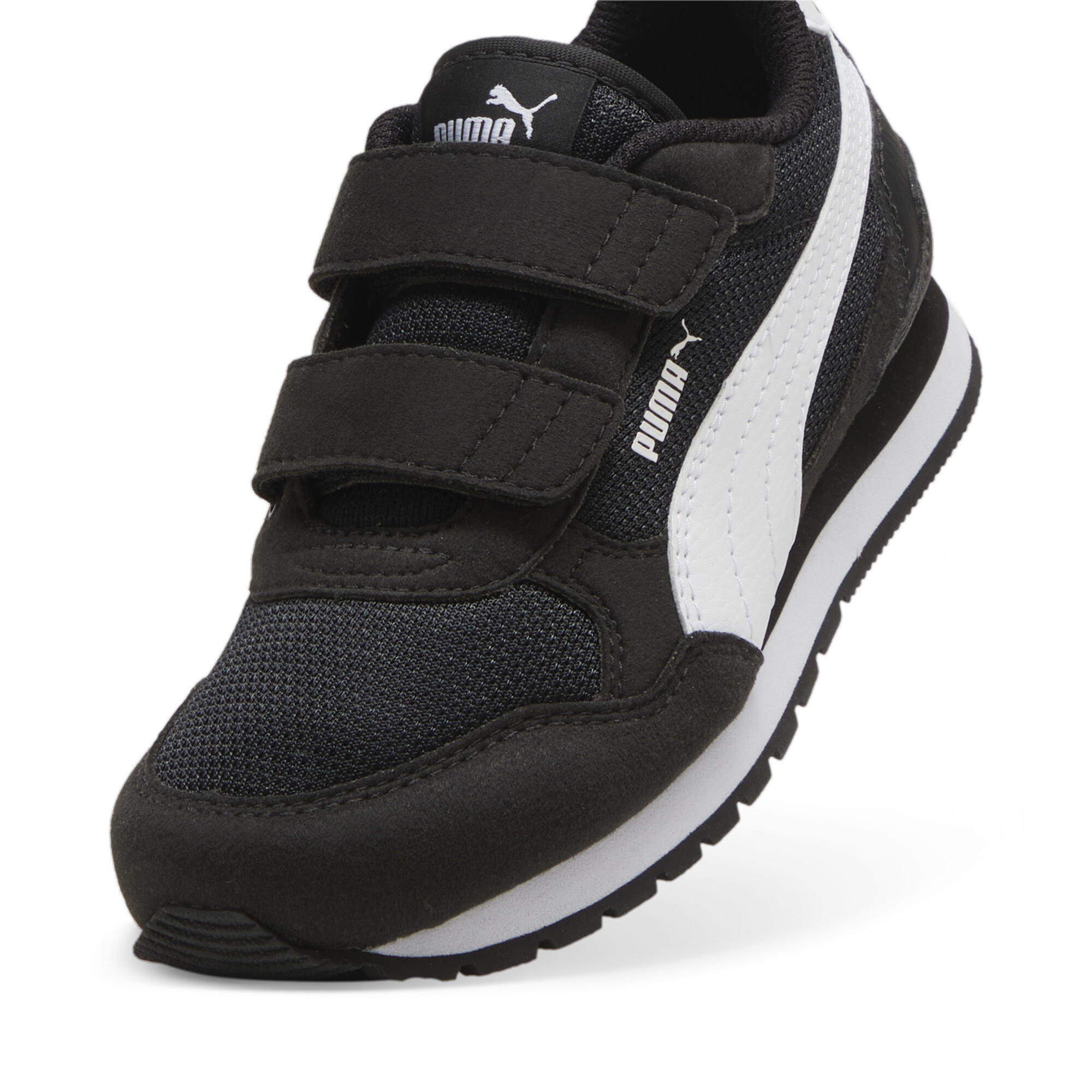 PUMA ST Runner v4 mesh sneakers, Zwart/Wit, Maat 32,5 thumbnail 2