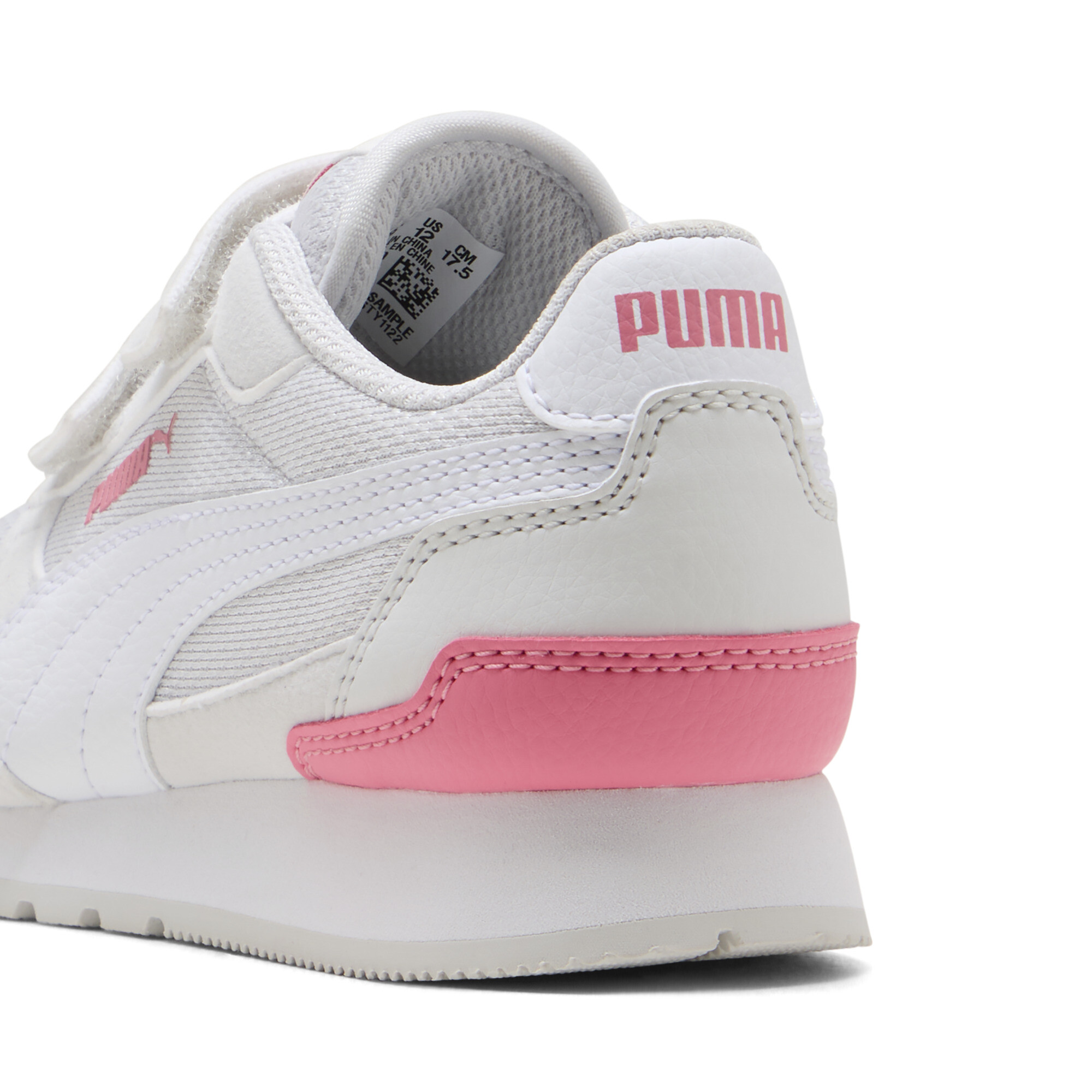 PUMA ST Runner v4 mesh sneakers, Roze/Grijs/Wit, Maat 35 thumbnail 5