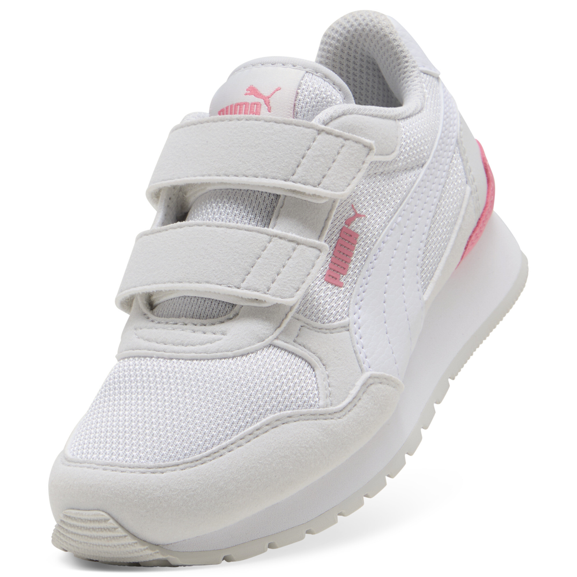 PUMA ST Runner v4 mesh sneakers, Roze/Grijs/Wit, Maat 35 thumbnail 2