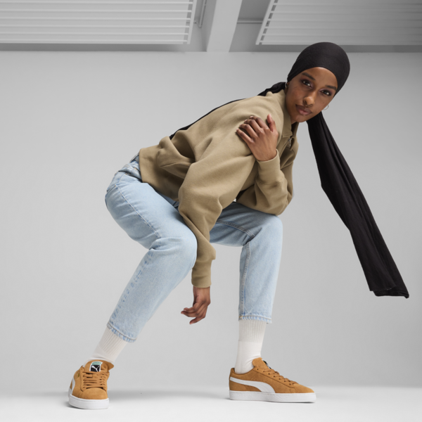 Zapatillas Suede Classic ADP, Caramel Latte-PUMA White, large-ARG