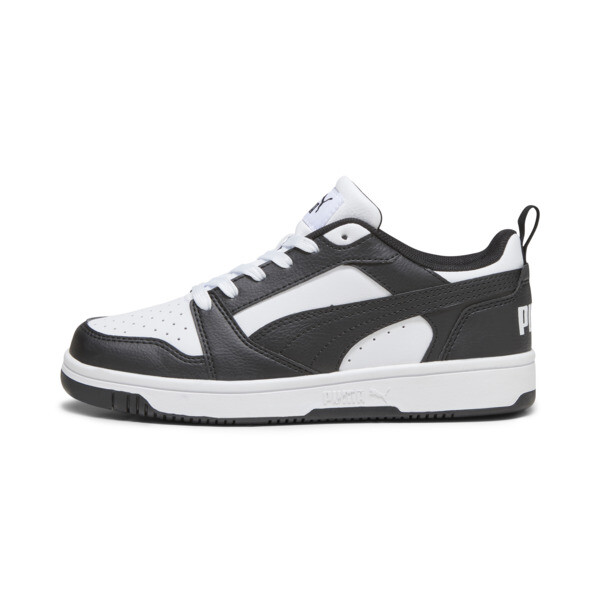 Zapatillas PUMA Rebound V6 Low juvenil En Blanco/Negro