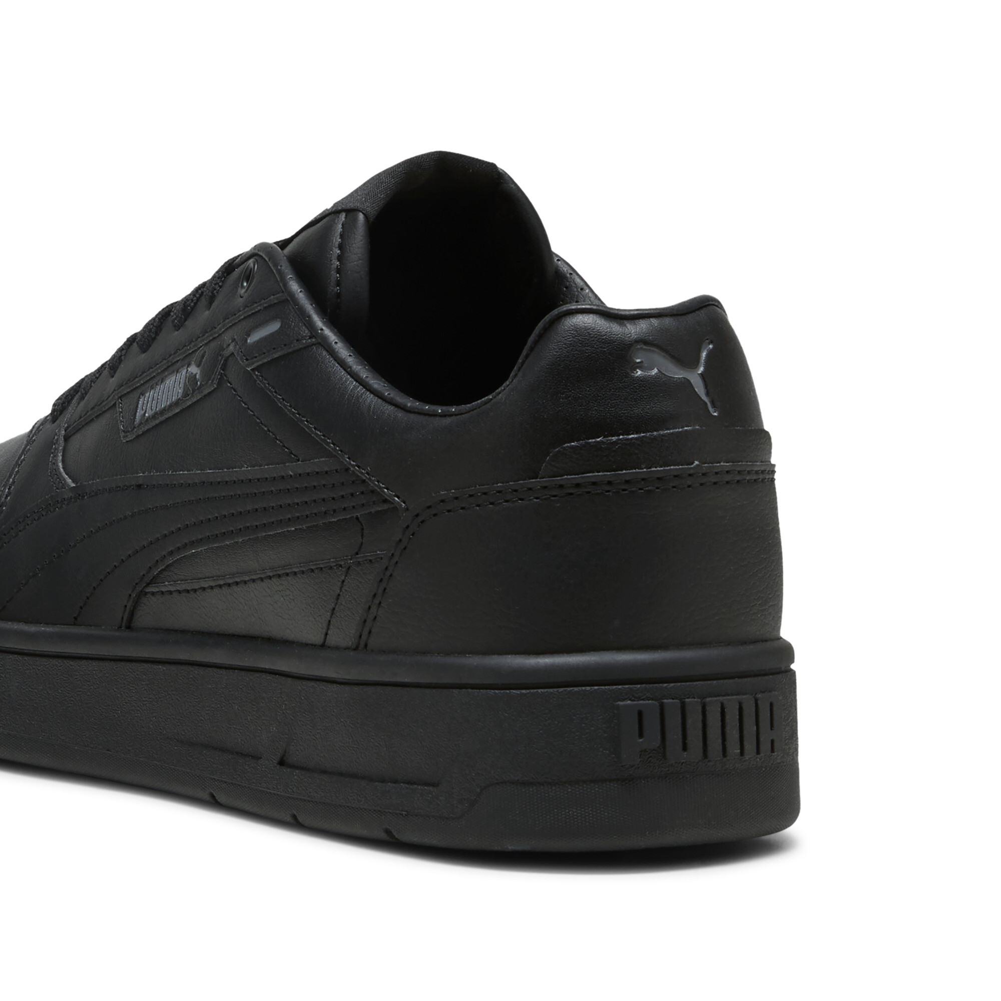 PUMA Court Classic Street sneakers unisex, Zwart/Grijs, Maat 36 thumbnail 5