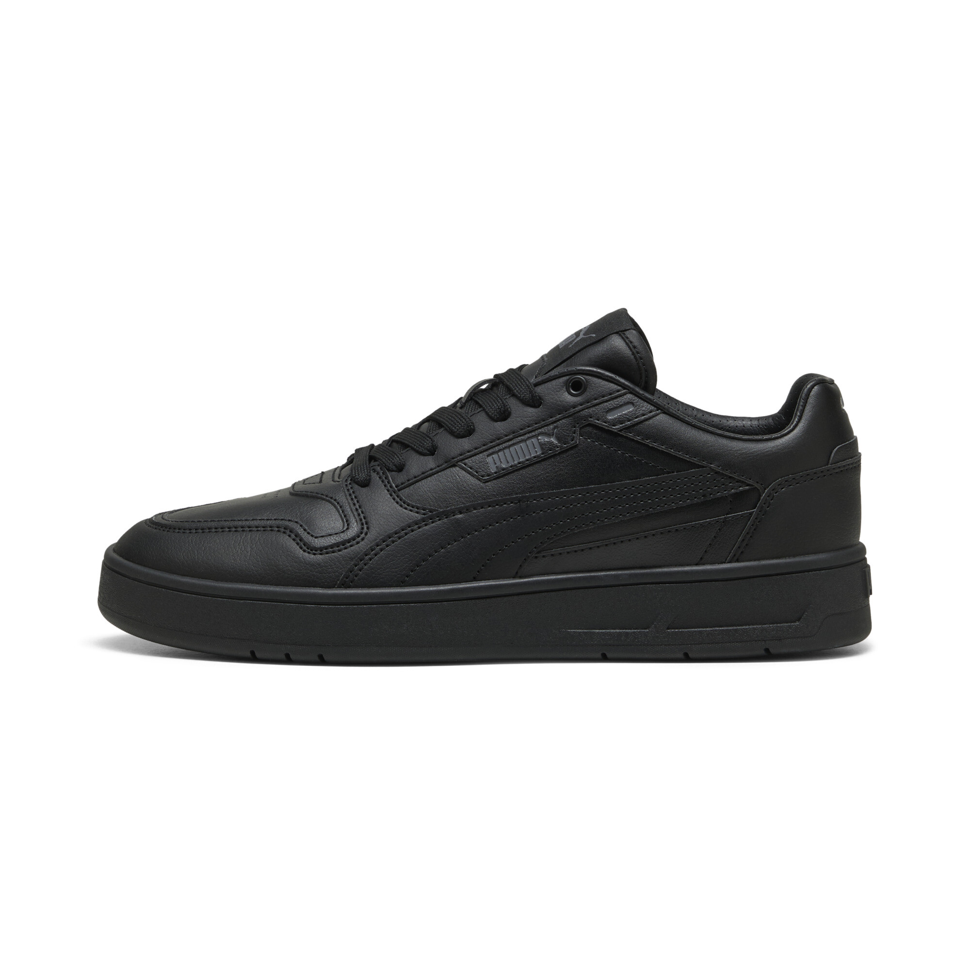 Puma Court Classic Street Sneakers Unisex Schuhe | Black/Black/Cool Dark Gray | Größe: 37.5