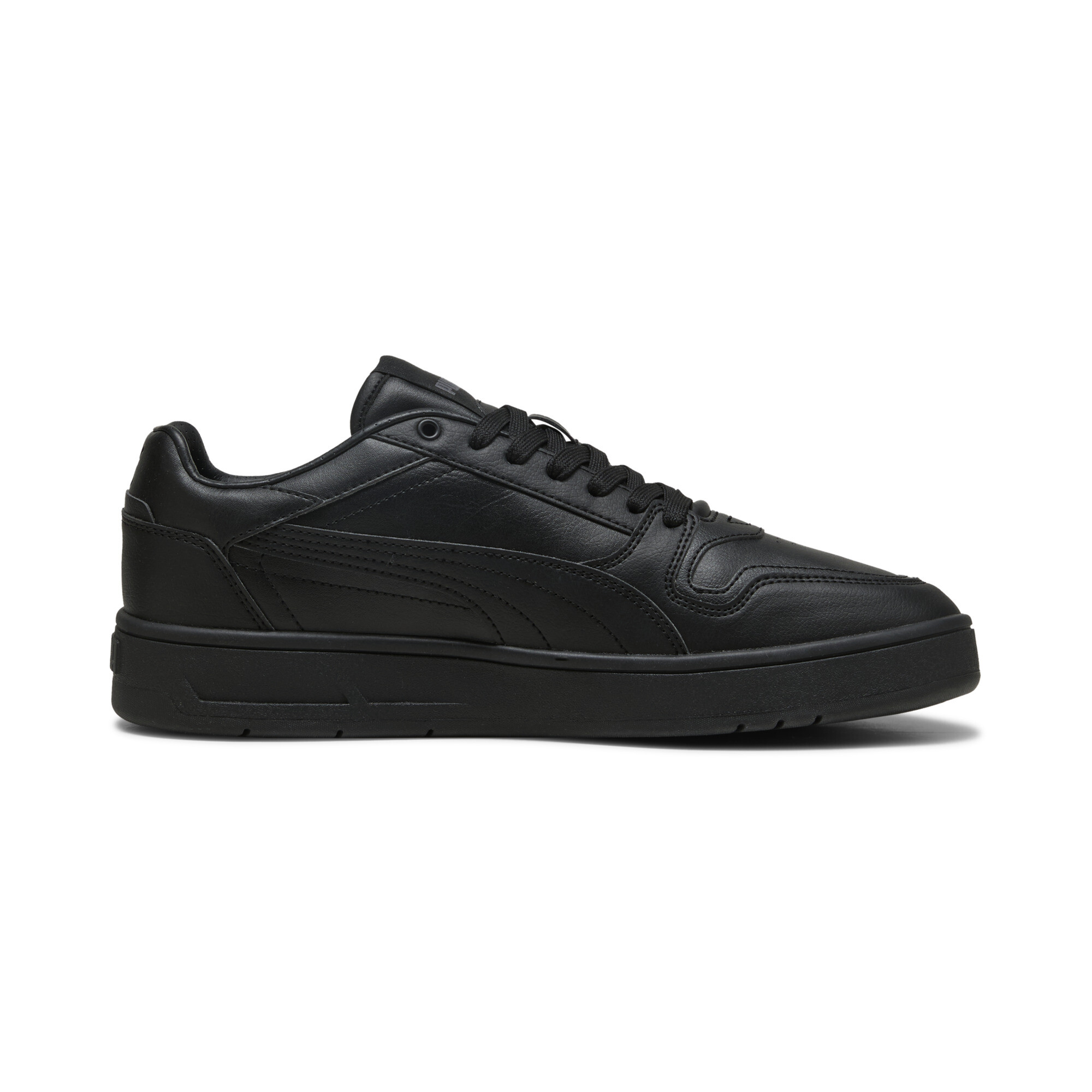 PUMA Court Classic Street sneakers unisex, Zwart/Grijs, Maat 36 thumbnail 3