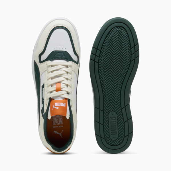 Court Classic Street Sneakers Unisex, PUMA White-Dark Myrtle-Warm White, large-ZAF
