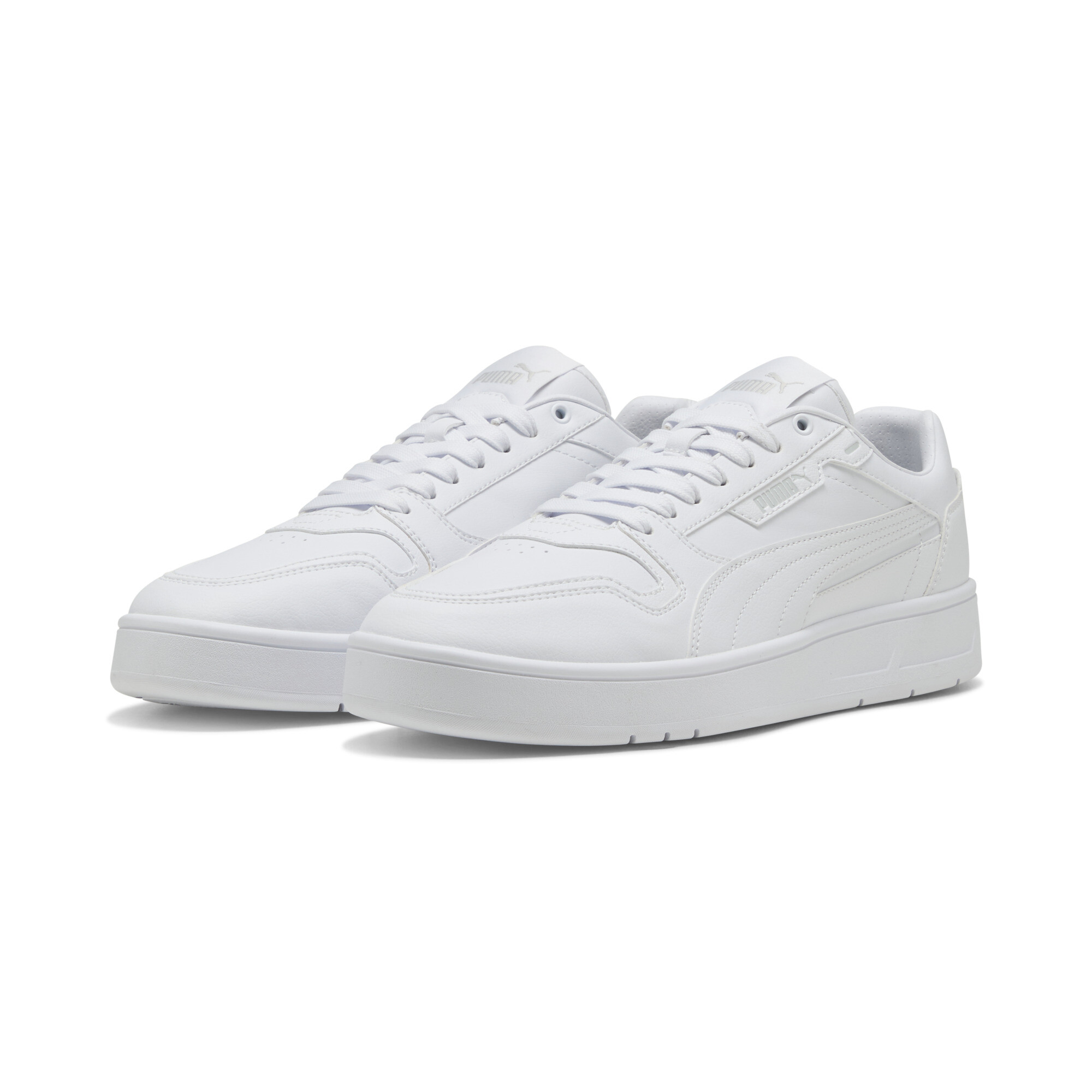PUMA Court Classic Street sneakers unisex, Grijs/Wit, Maat 37,5 thumbnail 6