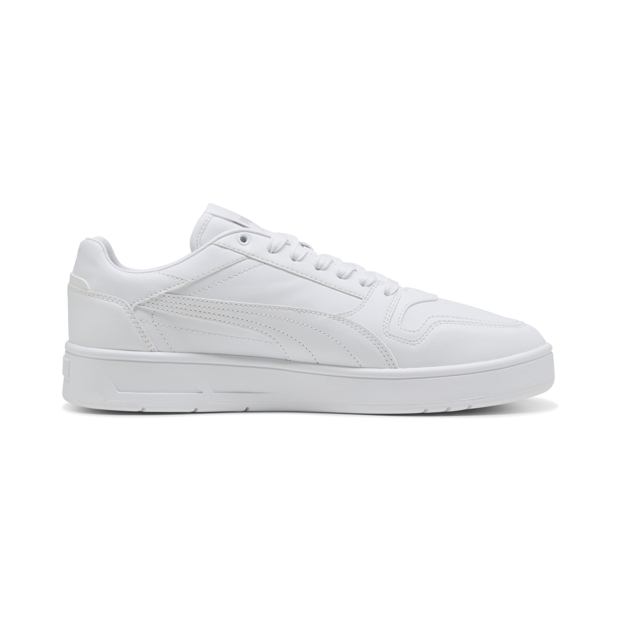PUMA Court Classic Street sneakers unisex, Grijs/Wit, Maat 37,5 thumbnail 3