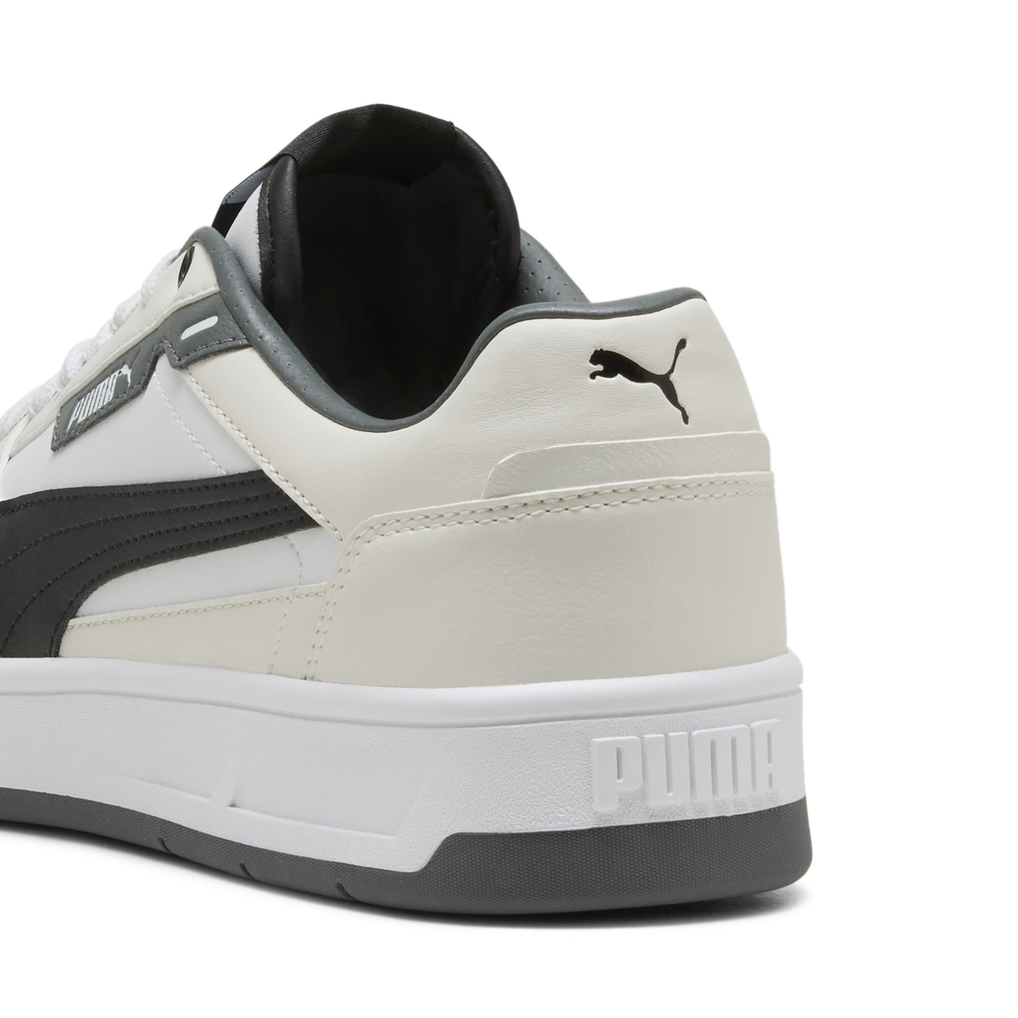 PUMA Court Classic Street sneakers unisex, Zwart/Grijs/Wit, Maat 42,5 thumbnail 5